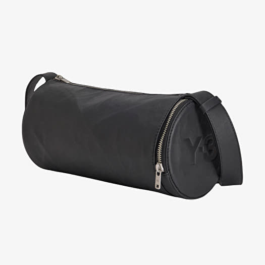 Y-3 Leather Barrel Bag Black | Footshop