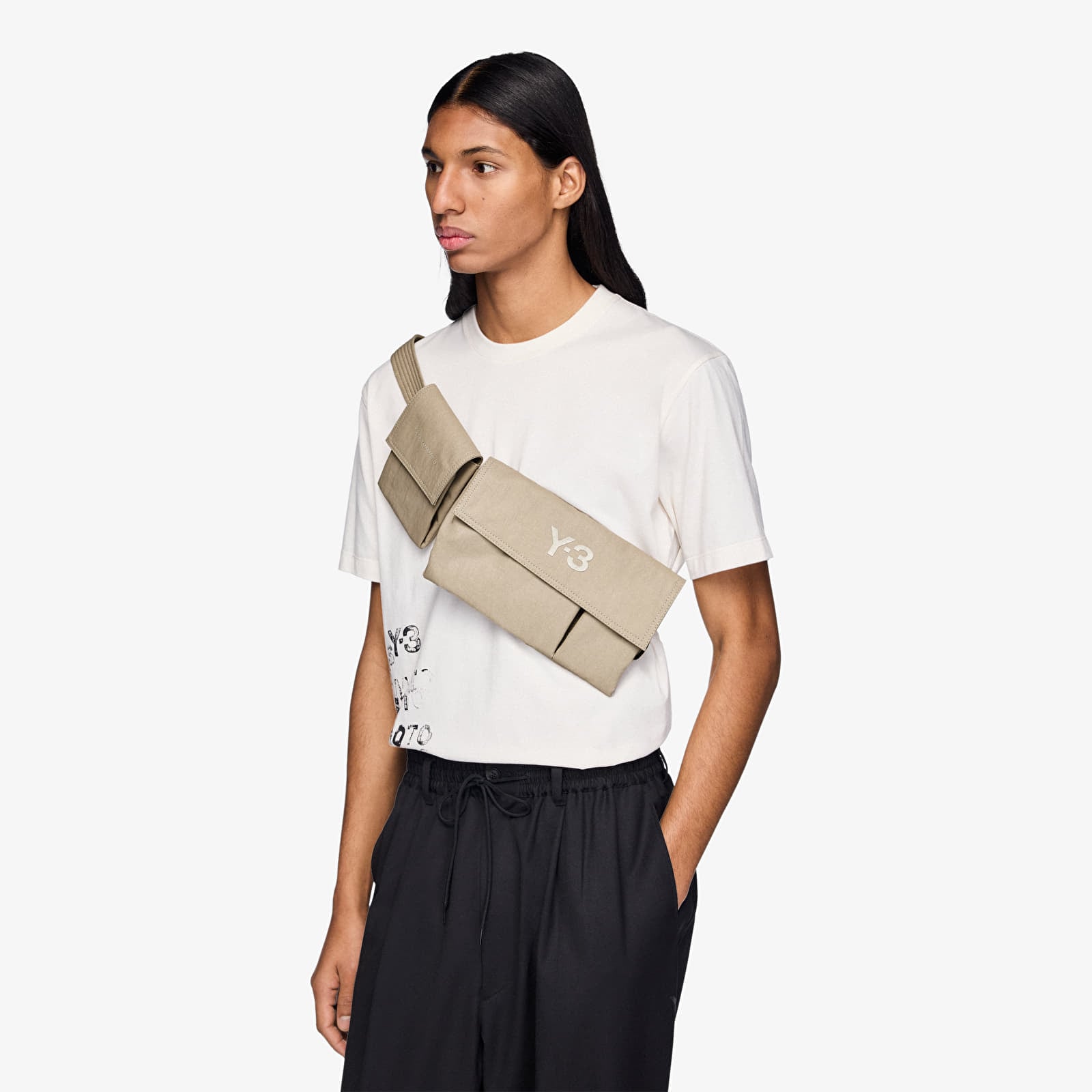 Genți crossbody Y-3 Multi Pocket Sling Light Brown