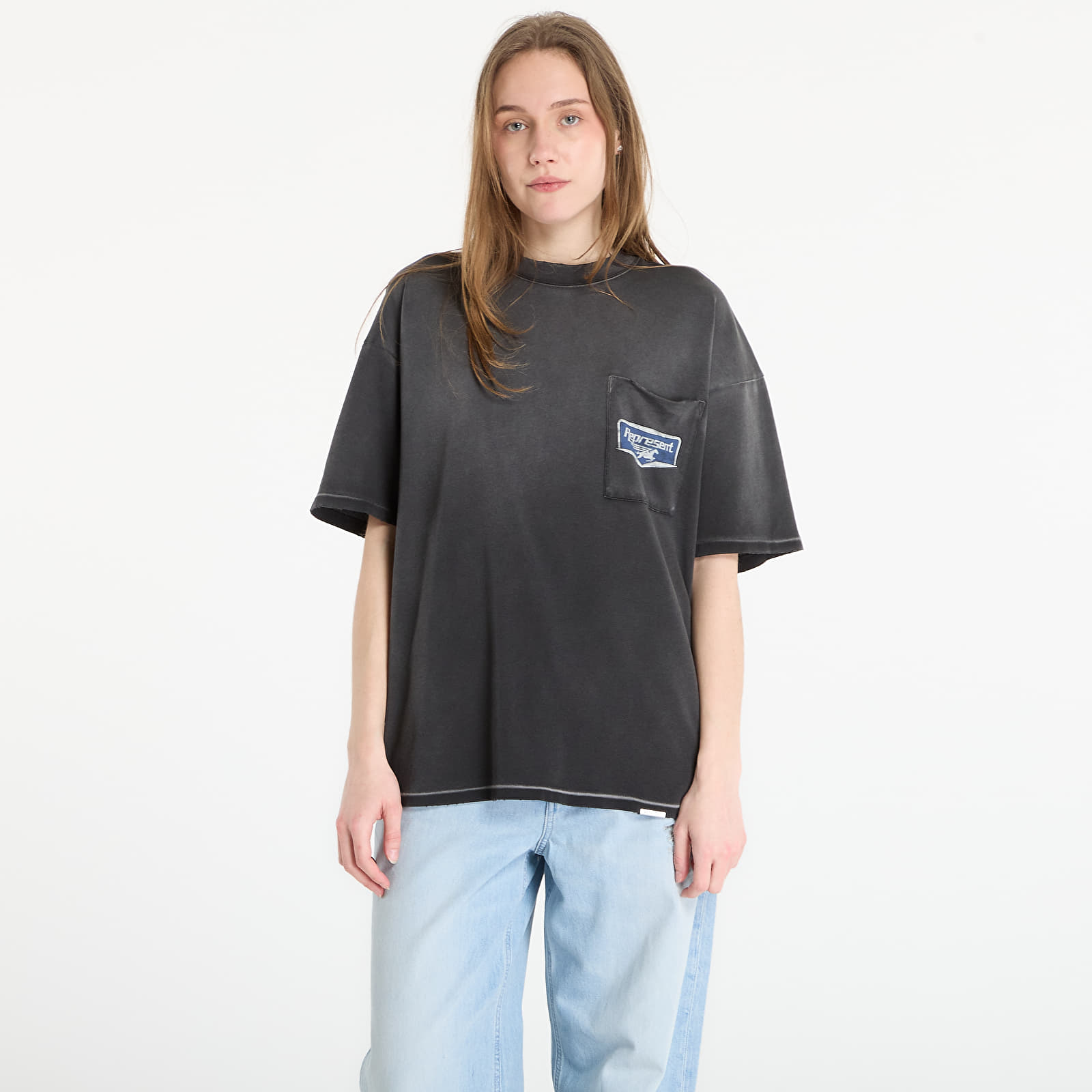 T-shirts REPRESENT Nothing Faster T-Shirt UNISEX Stained Black