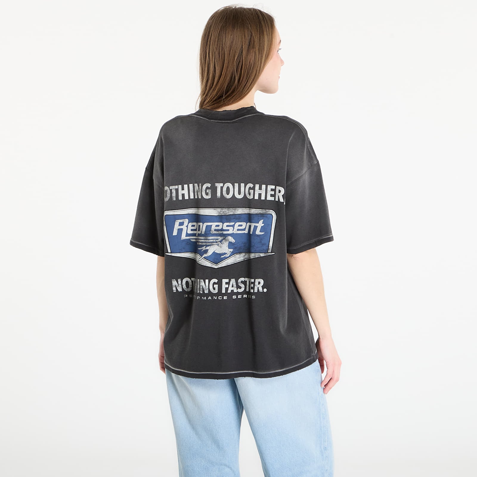 T-shirts REPRESENT Nothing Faster T-Shirt UNISEX Stained Black