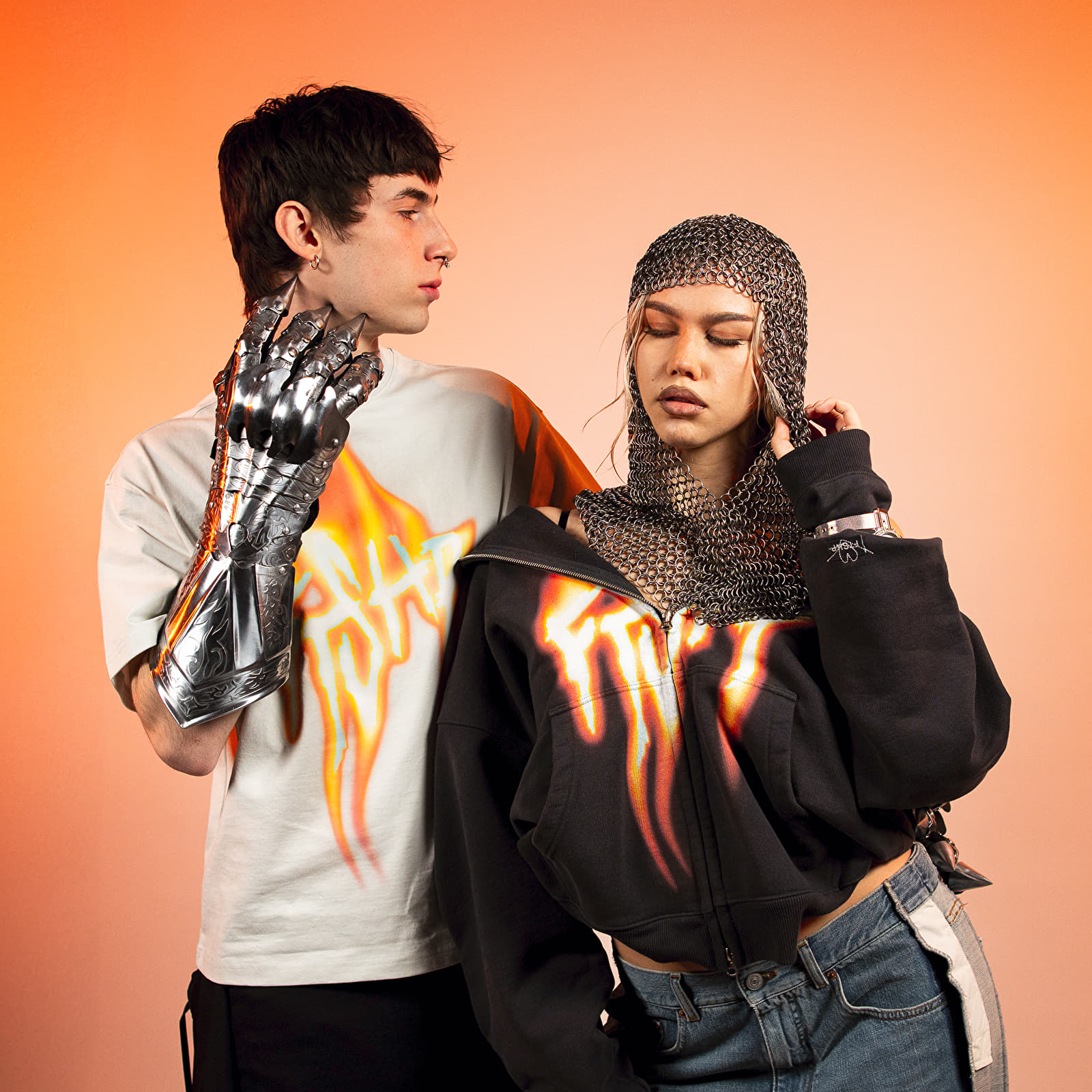 Tričká FTSHP Walking Art II. T-Shirt UNISEX Off-White