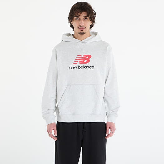 Φούτερ New Balance Athletics French Terry Logo Hoodie Ash Heather