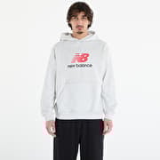 New Balance Athletics French Terry Logo Hoodie Ash Heather