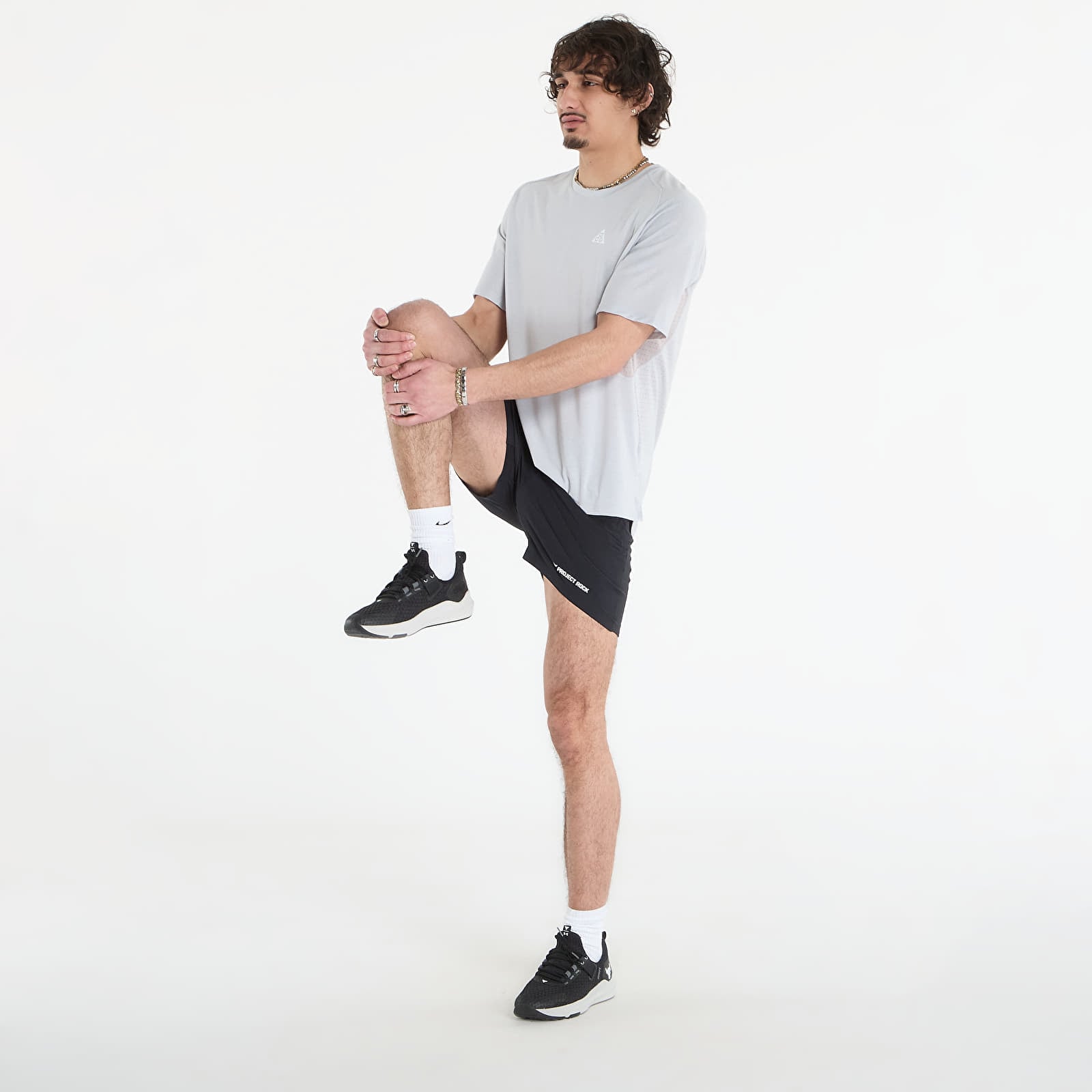 T-shirts Nike ACG "Solar Chase" Men's Dri-FIT ADV Trail Running Top Grey Fog/ College Grey/ Summit White