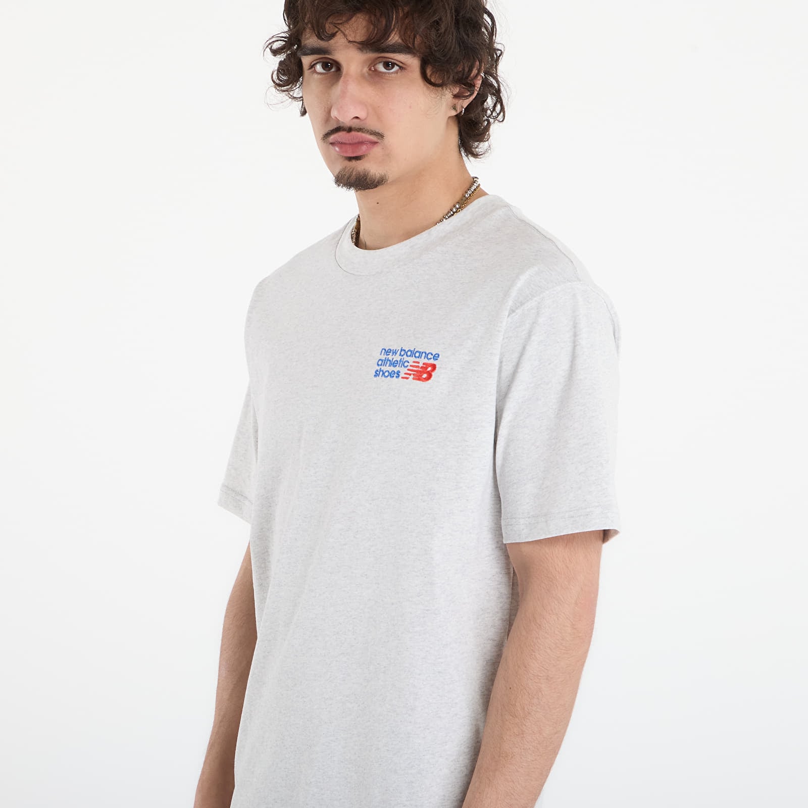 T-Shirts New Balance Athletics Premium Logo T-Shirt Ash Heather