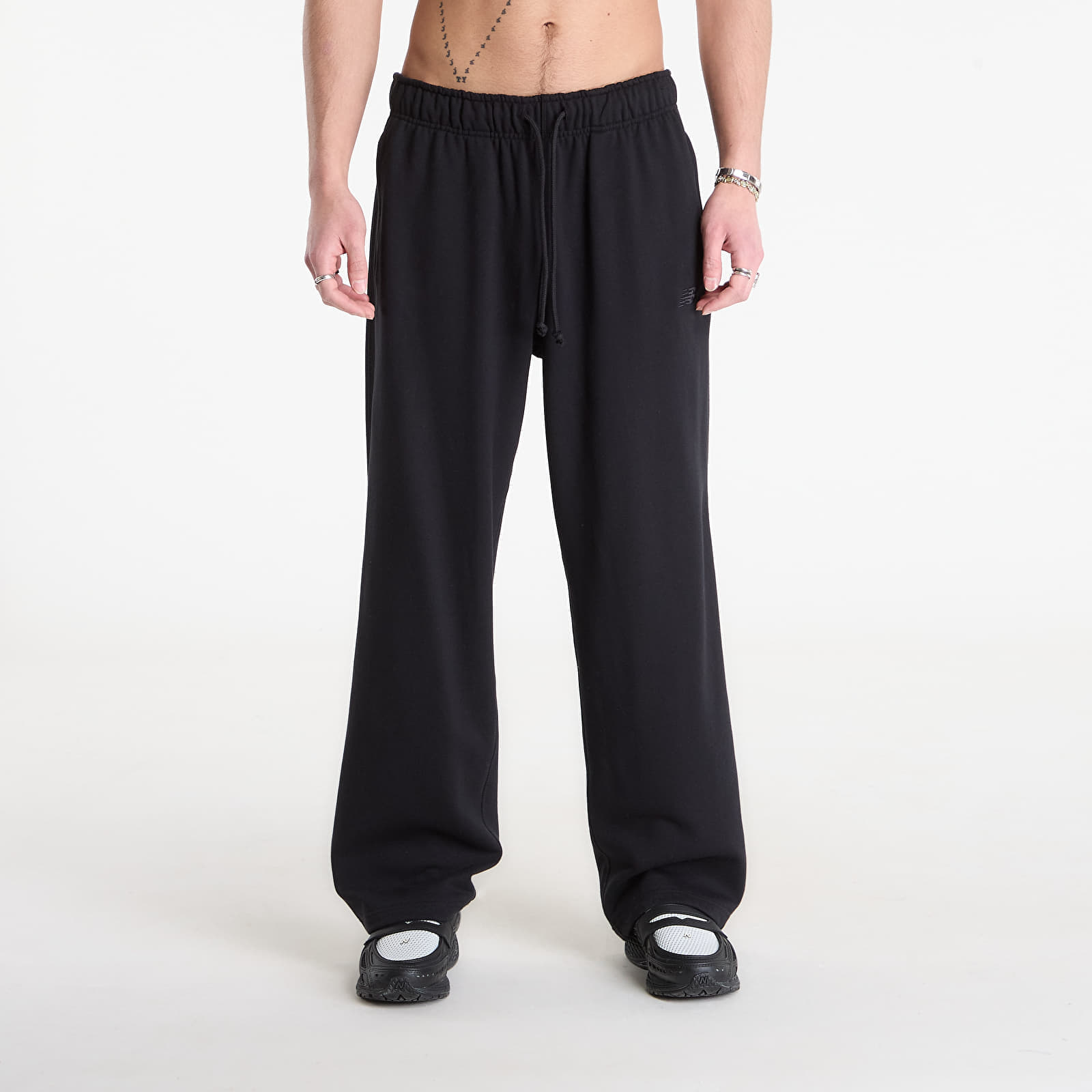 Pantaloni de trening New Balance Athletics French Terry Pant Black L