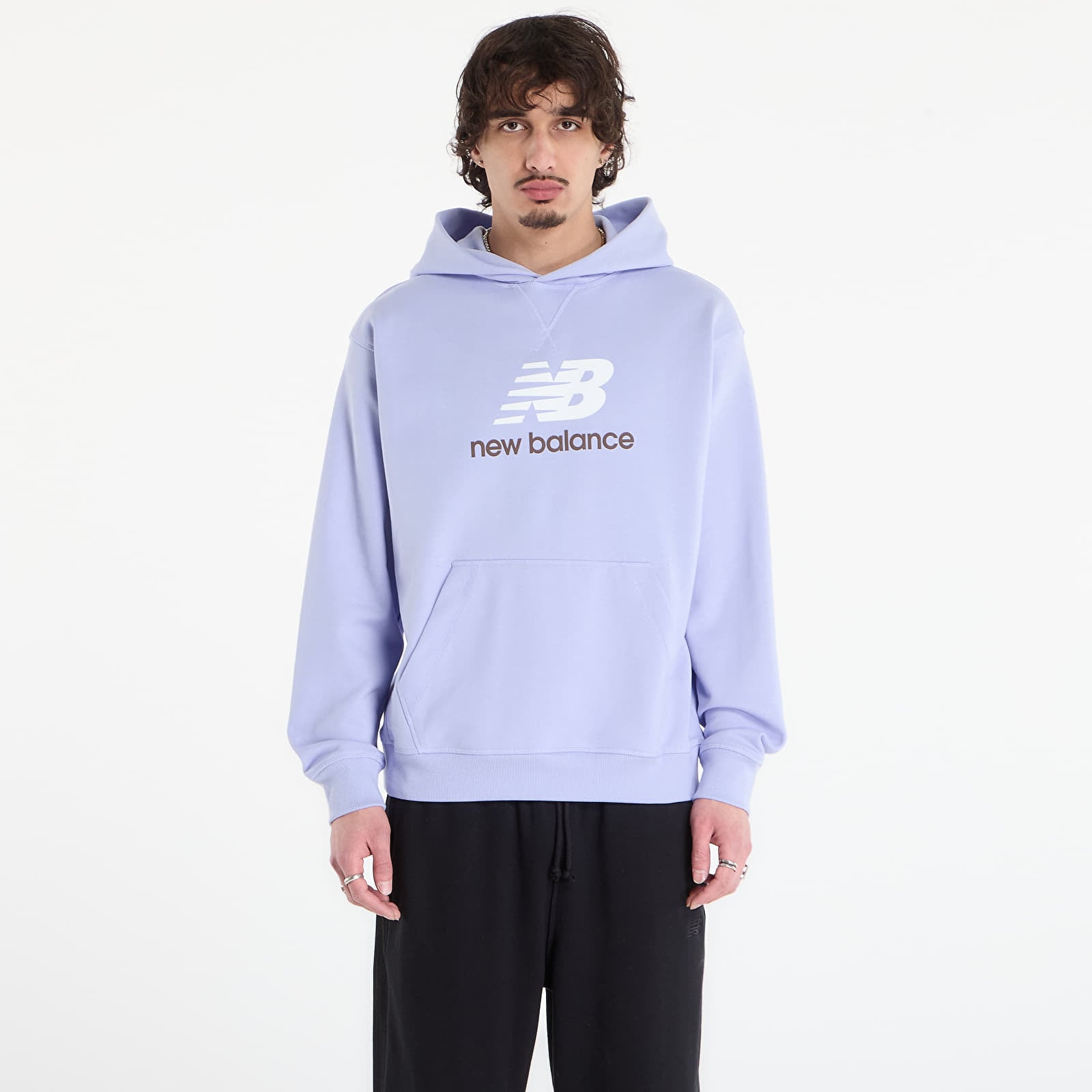 Hættetrøjer til mænd New Balance Athletics French Terry Logo Hoodie Daybreak