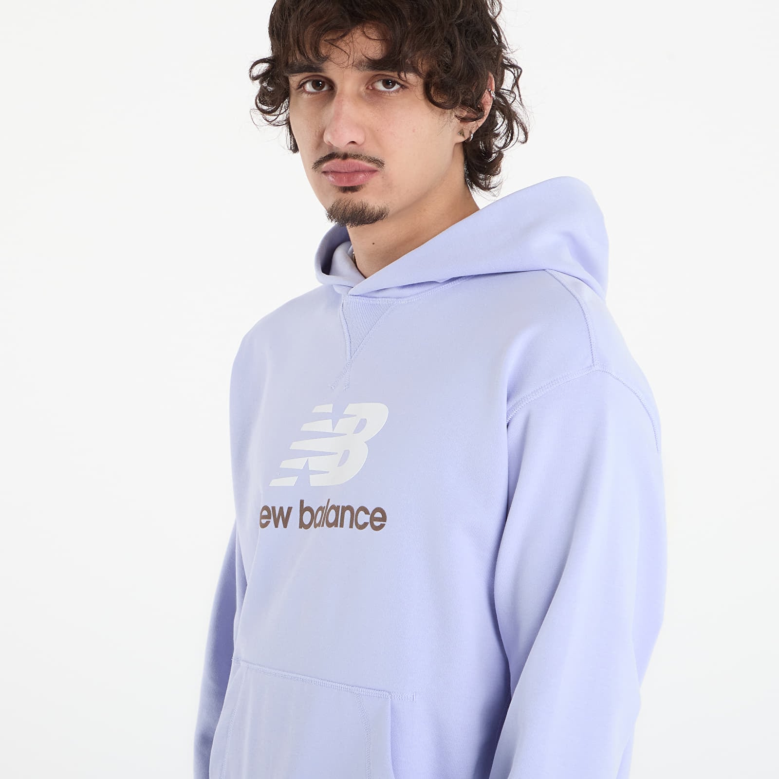 Hættetrøjer til mænd New Balance Athletics French Terry Logo Hoodie Daybreak