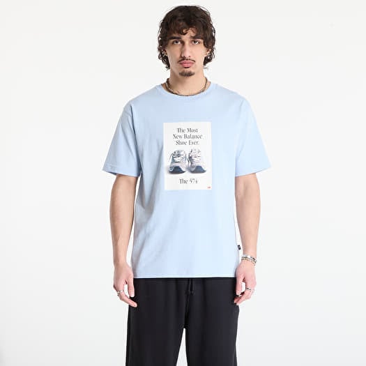 Majice New Balance 574 Ad T-Shirt Oxford Blue