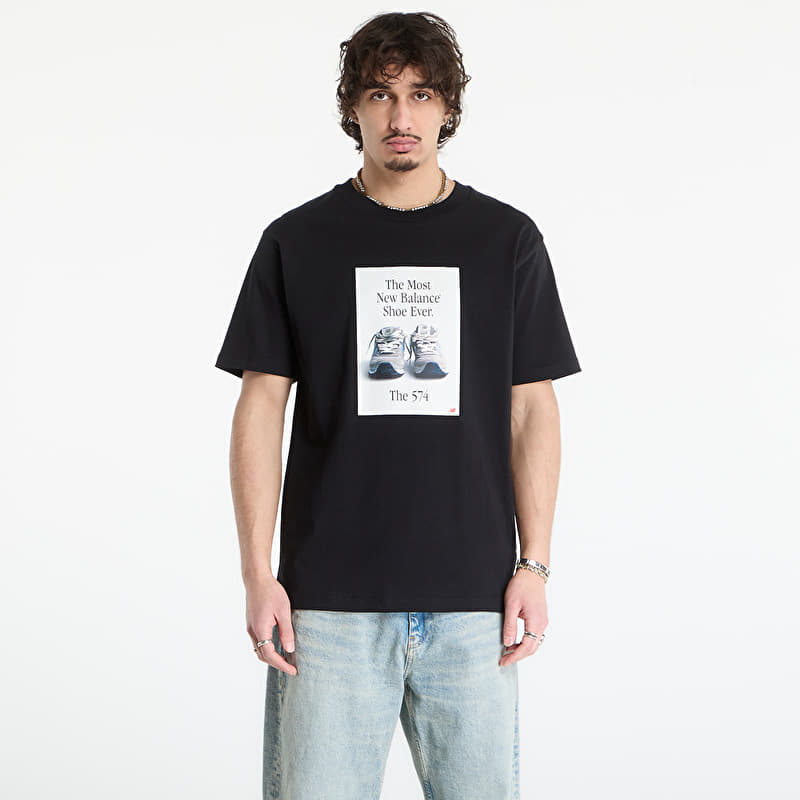 Tričko New Balance 574 Ad T-Shirt Black