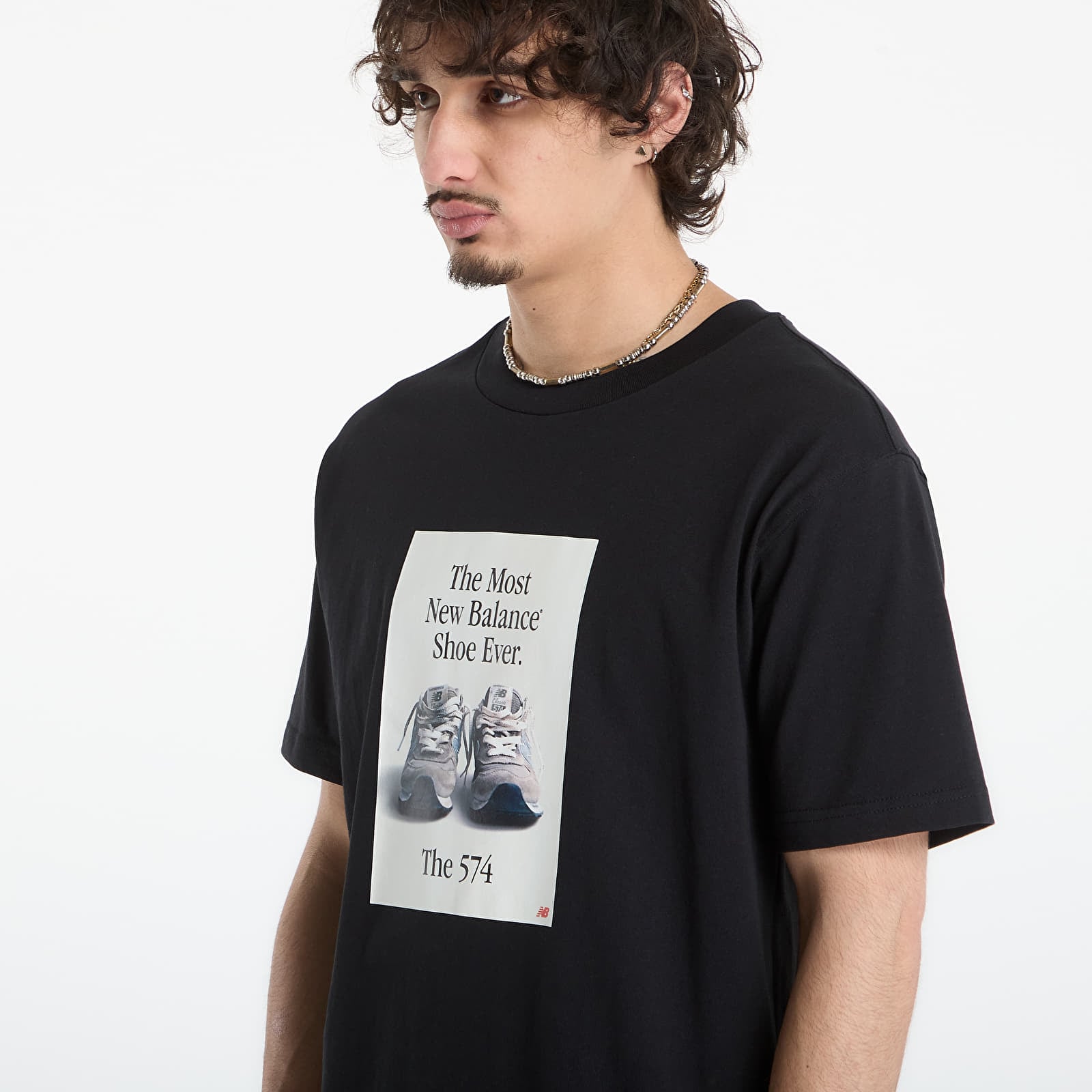 Majice i košulje New Balance 574 Ad T-Shirt Black