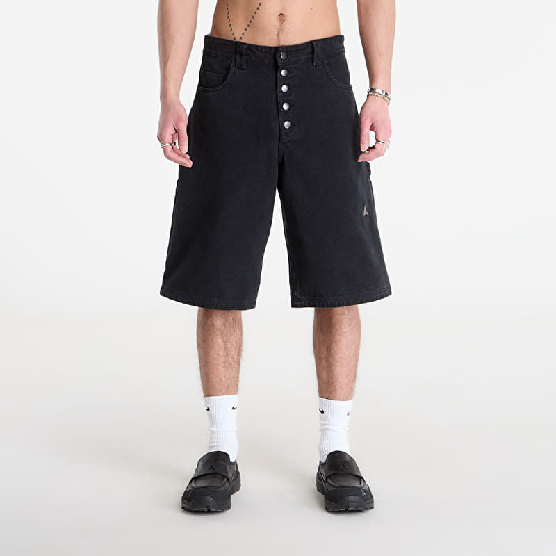 Pantaloncini ROA Ash Canvas Shorts Washed Black