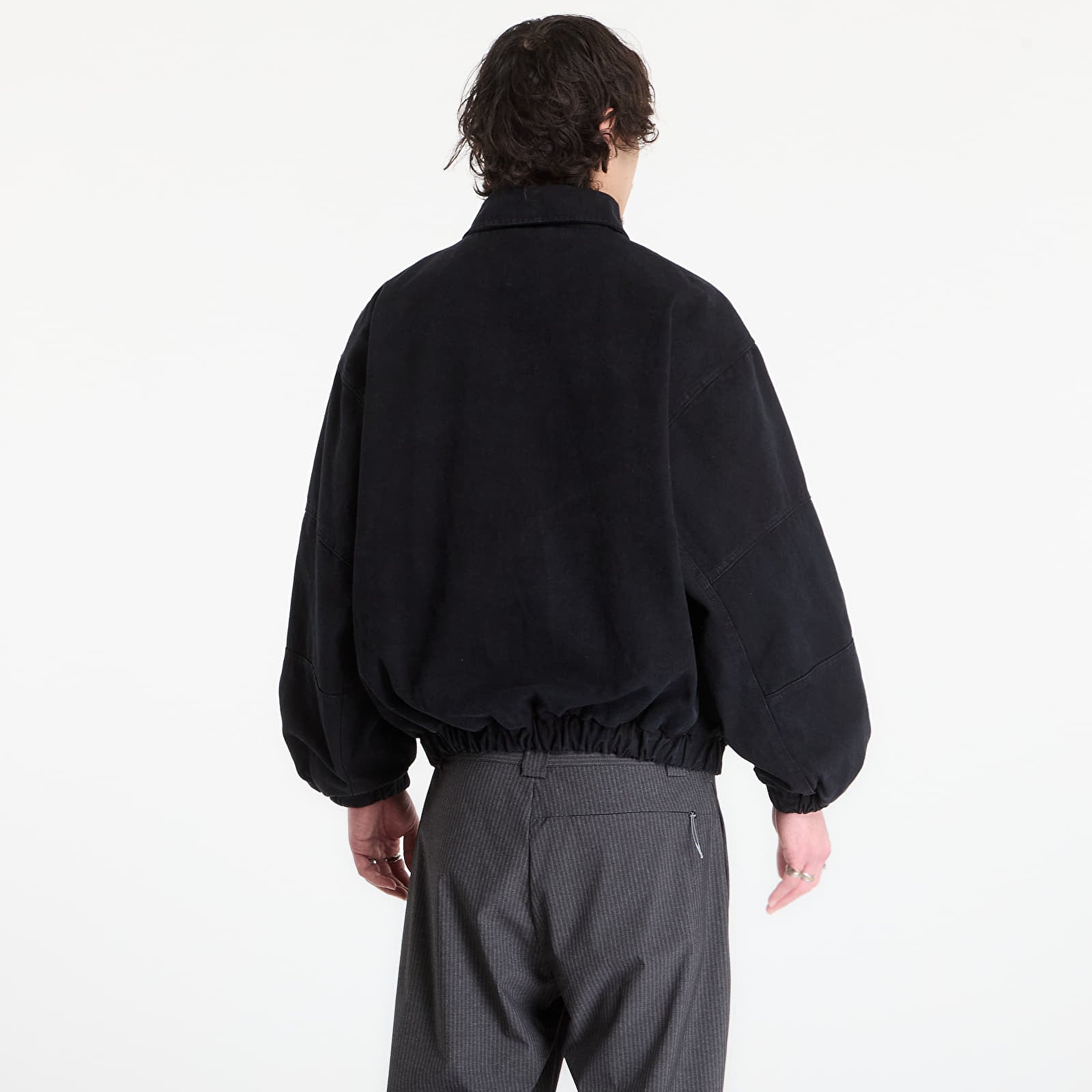 Herrenjacken ROA Ash Canvas Jacket Washed Black