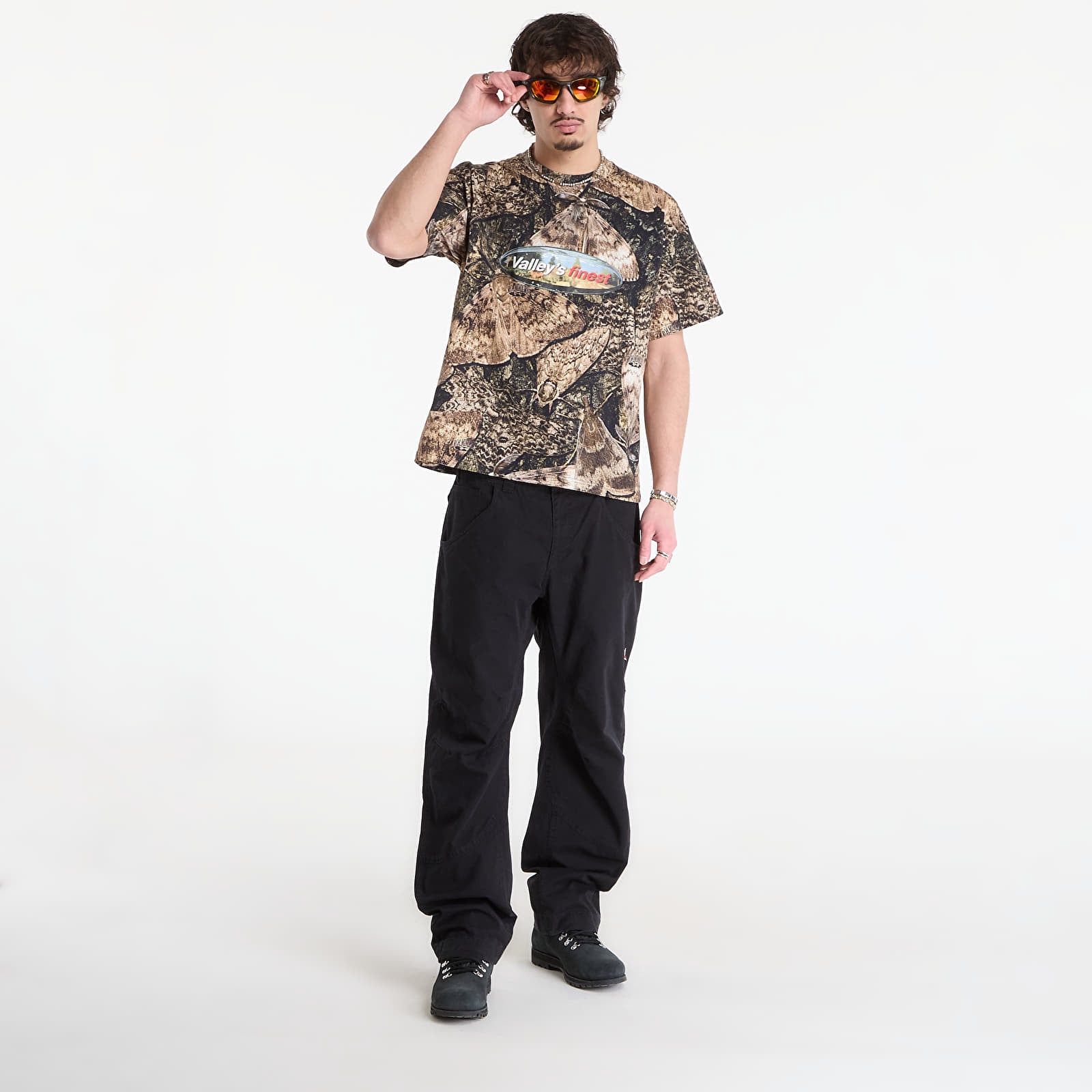 Miesten T-paidat ROA Senter T-Shirt Brown