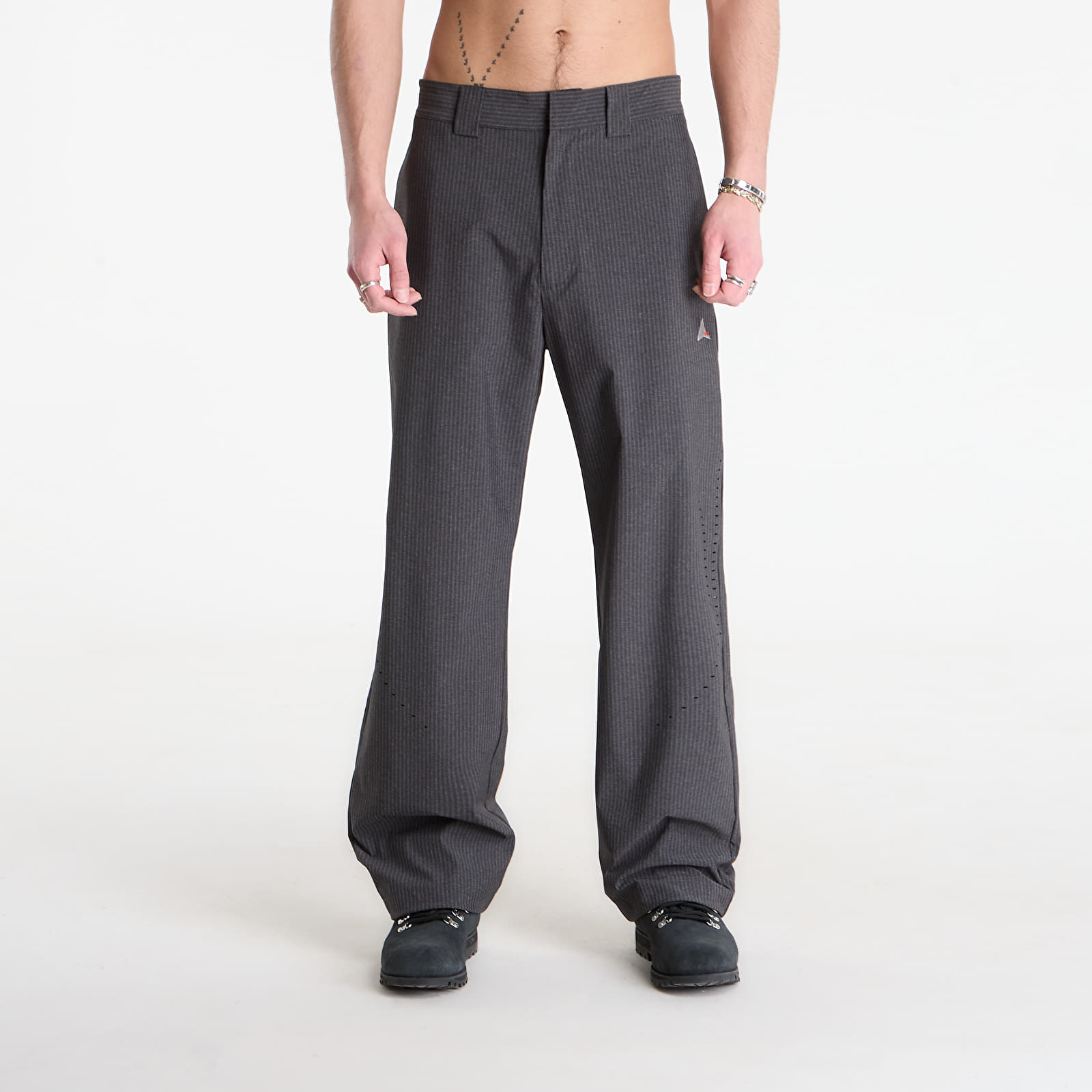 Moške hlače ROA Numb Pinstriped Packable Pants Black