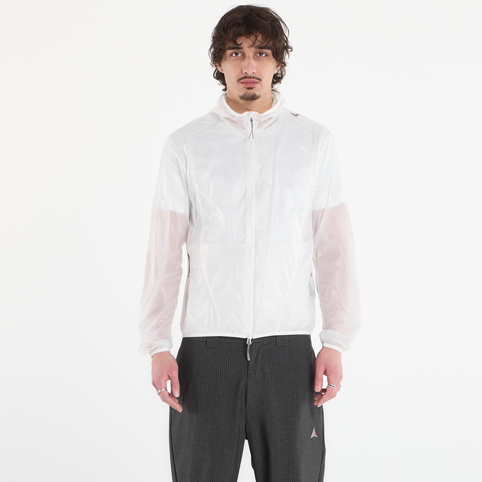 Miesten takit ROA Hue Packable Wind Jacket White