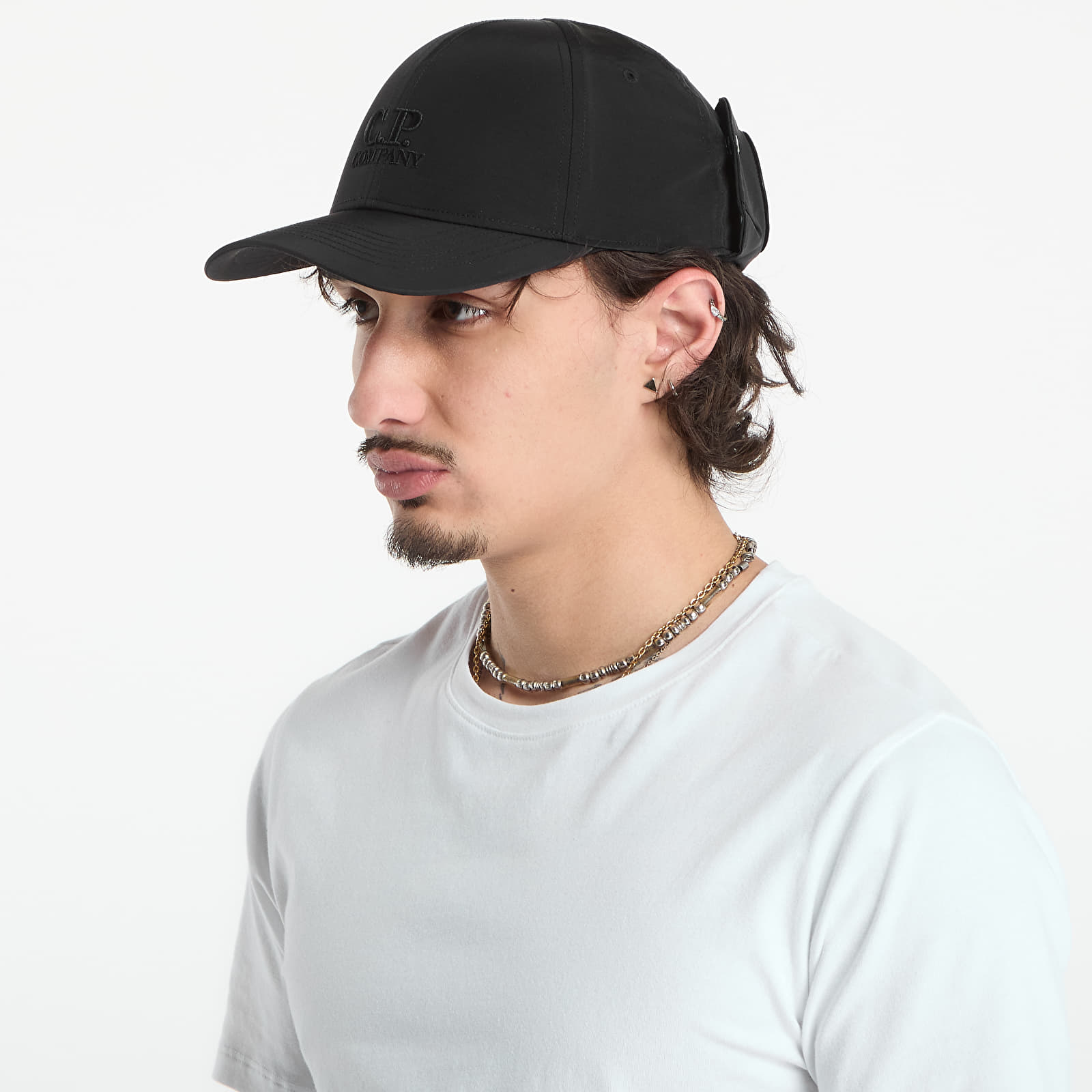 Muške šilterice C.P. Company Baseball Cap Black