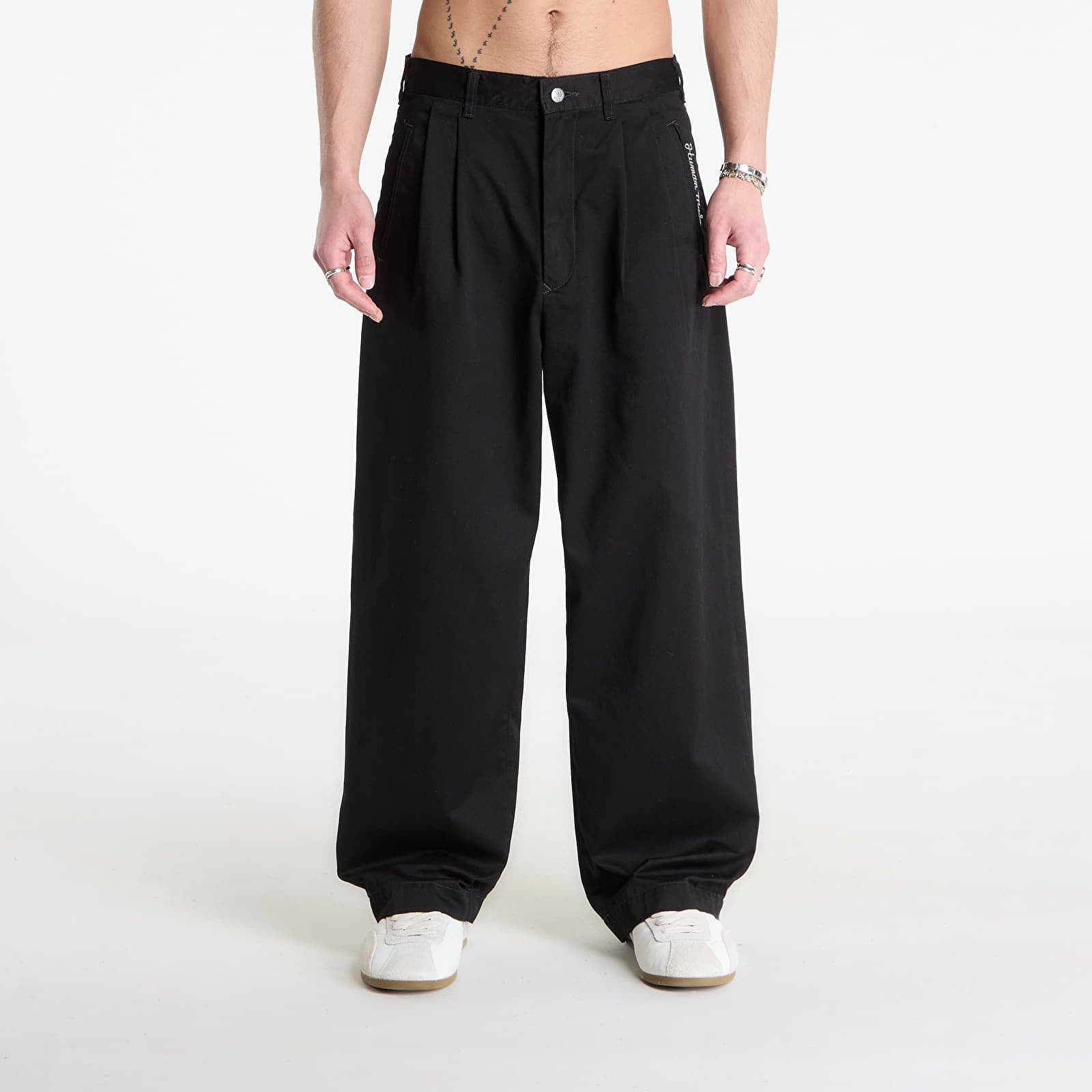 Pantaloni HUMAN MADE Wide Chino Pants Black
