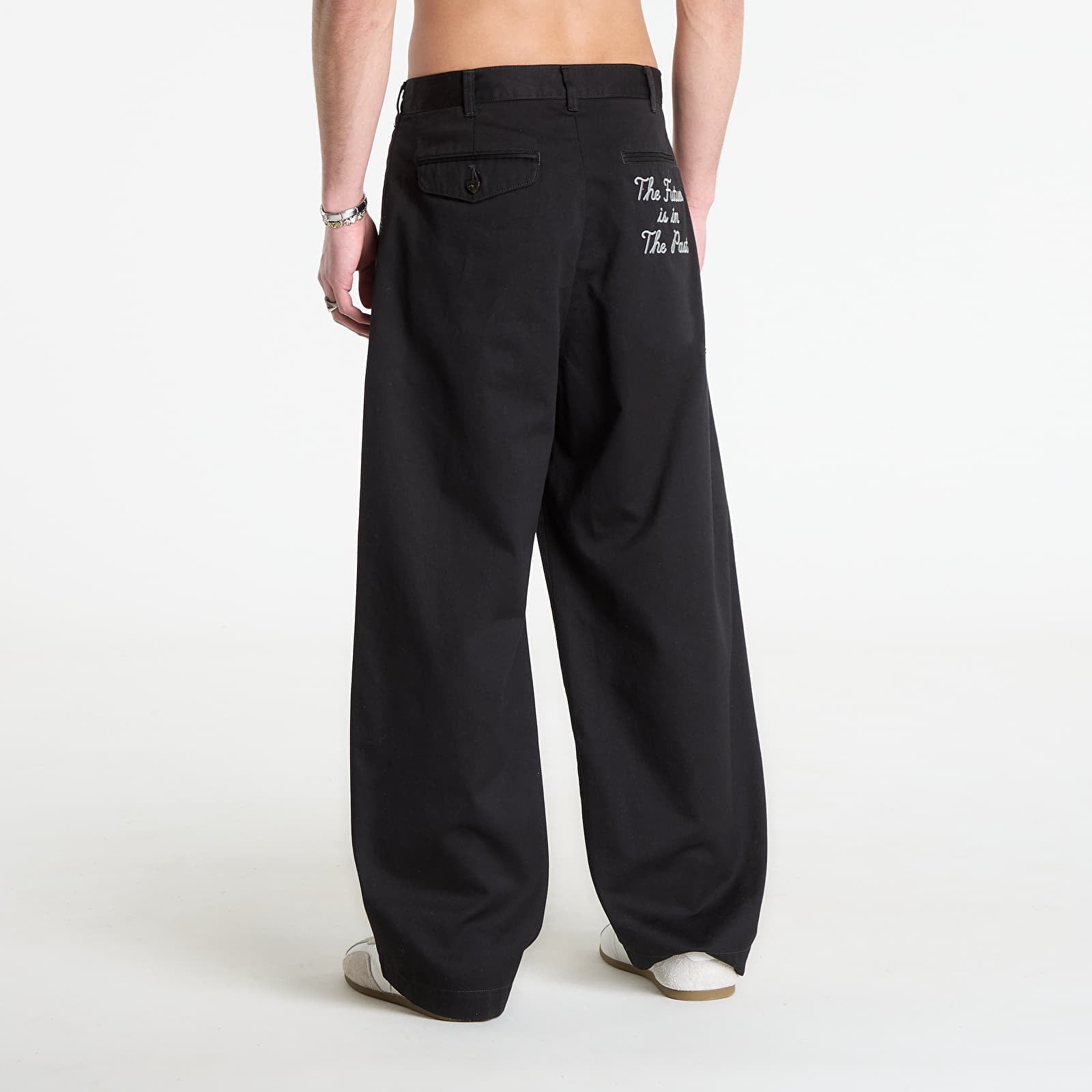 Pantaloni HUMAN MADE Wide Chino Pants Black