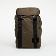 Calvin Klein Canvas Mix Backpack Green