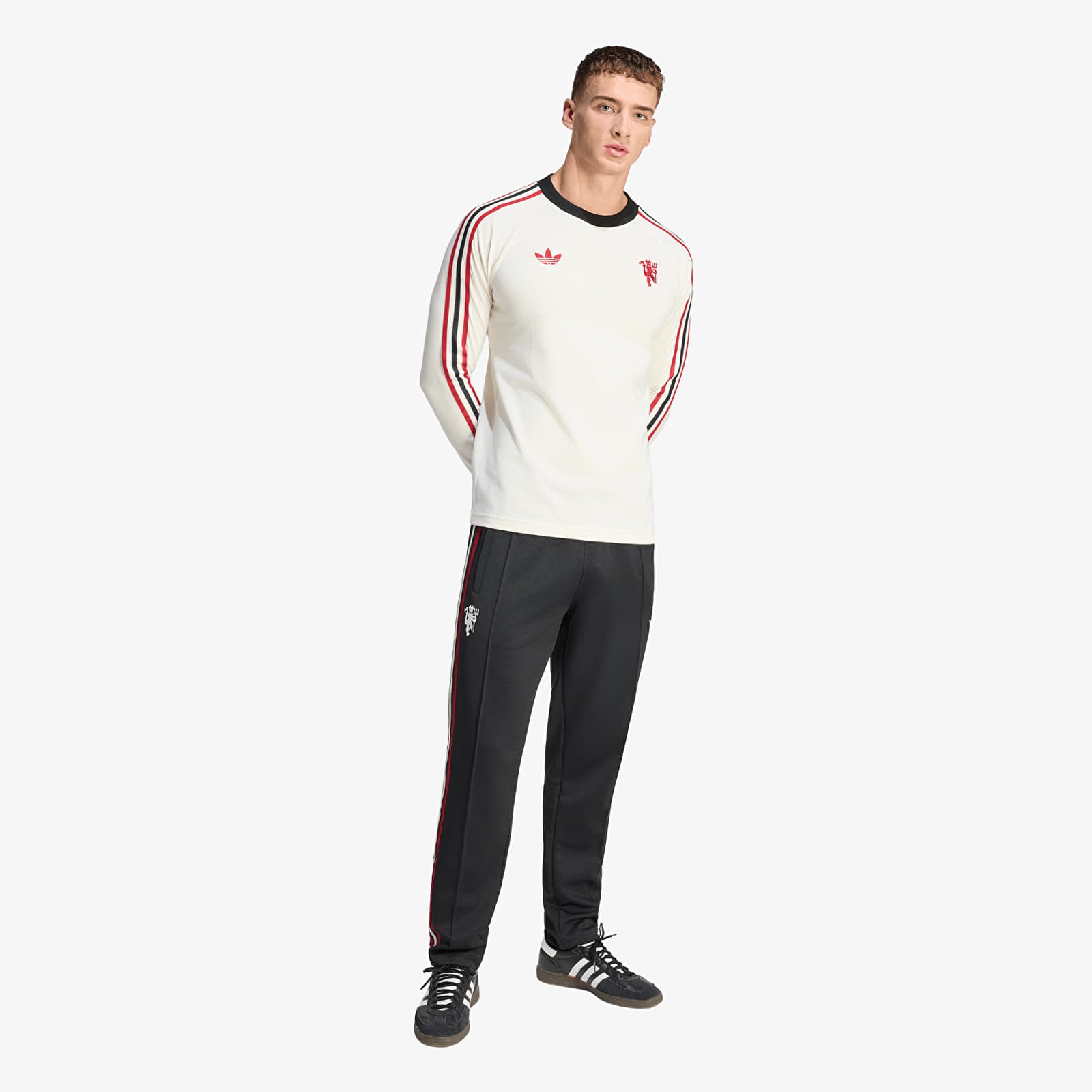 T-shirts adidas Mufc Og Ls Off White