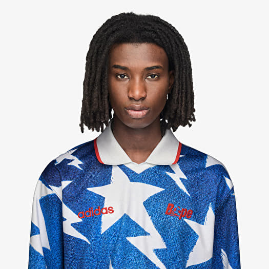 adidas Lsl Star Jersey Bape Medium Blue Denim | Footshop