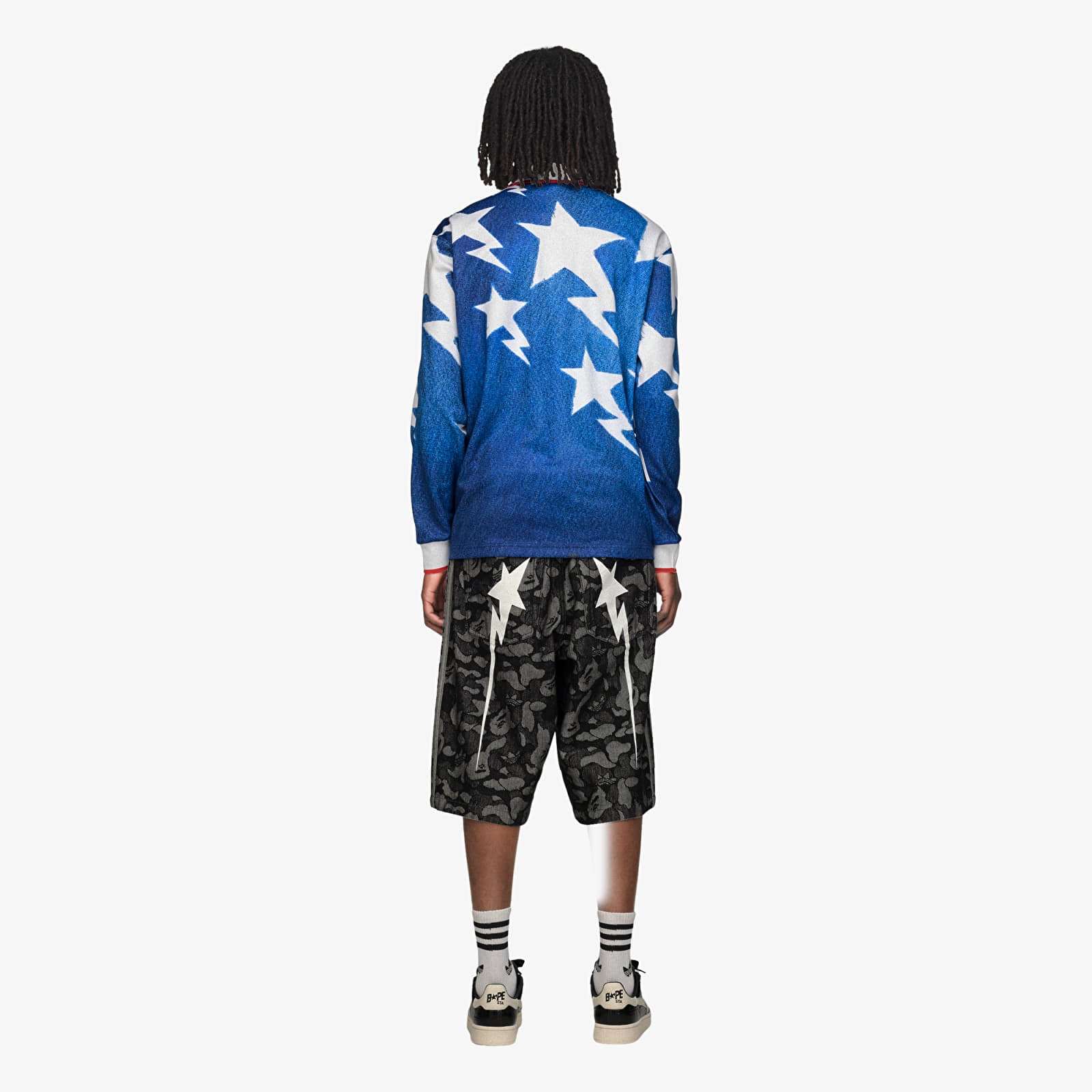 Polo adidas x BAPE Lsl Sta Jersey Meblde