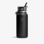 Hydro Flask 946ml Wide Flex Straw Cap Black