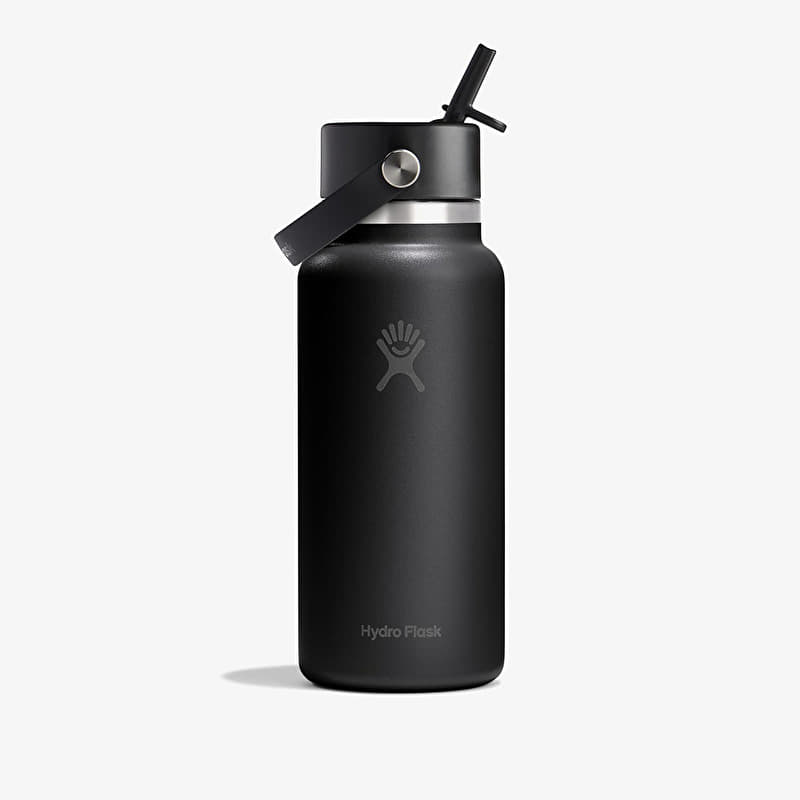 Flasche Hydro Flask 946ml Wide Flex Straw Cap Black