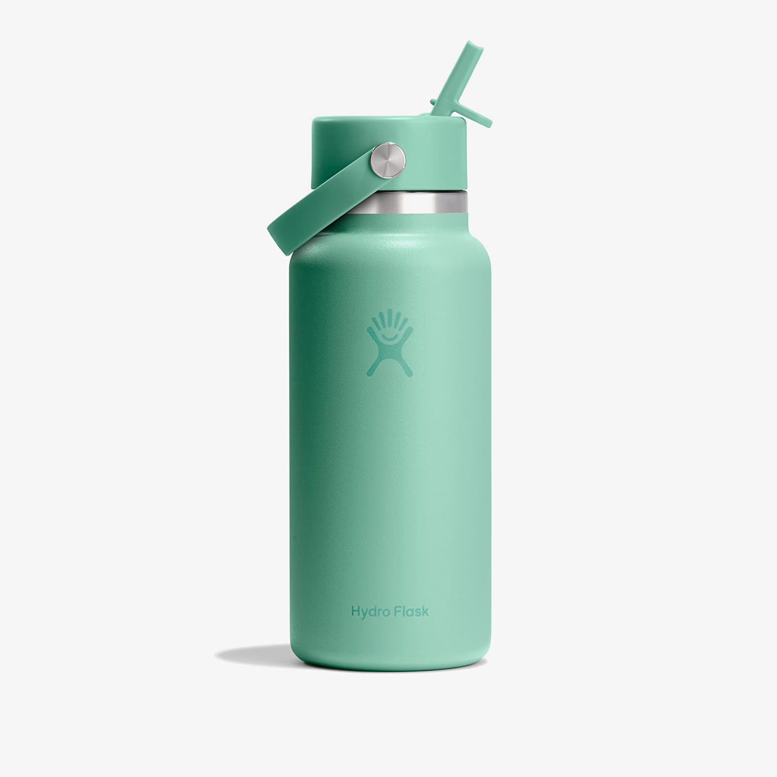 Trinkflaschen Hydro Flask 946ml Wide Flex Straw Cap Mermaid Green