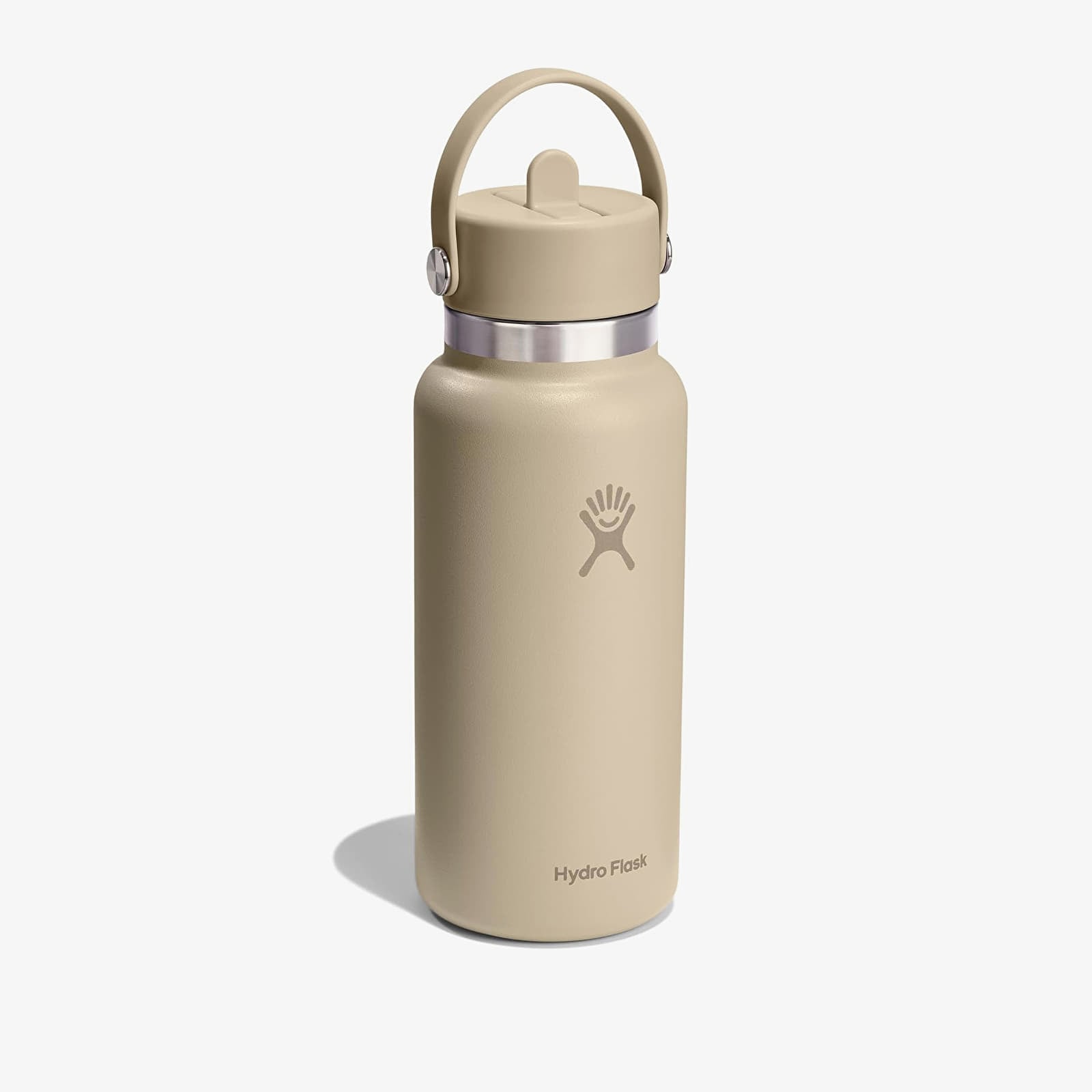 Trinkflaschen Hydro Flask 946ml Wide Flex Straw Cap Oat