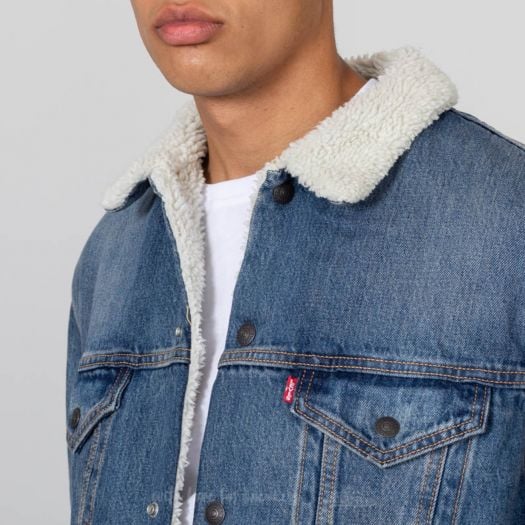Levi's long sherpa jacket hotsell