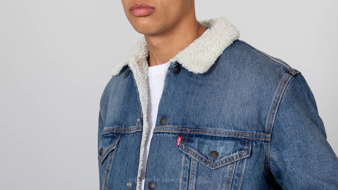 Levi's long deals sherpa jacket