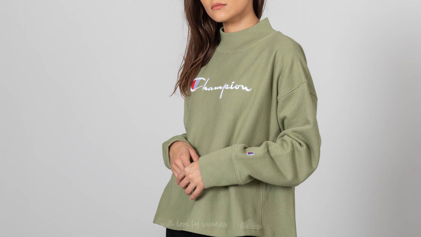 Champion sweater olive green top 8s