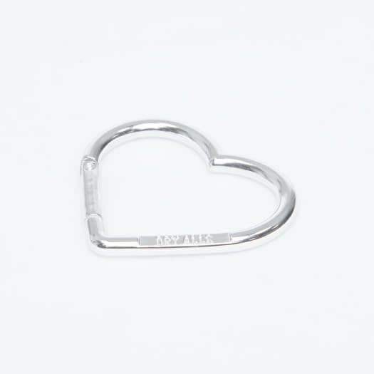 HUMAN MADE Heart Carabiner Silver