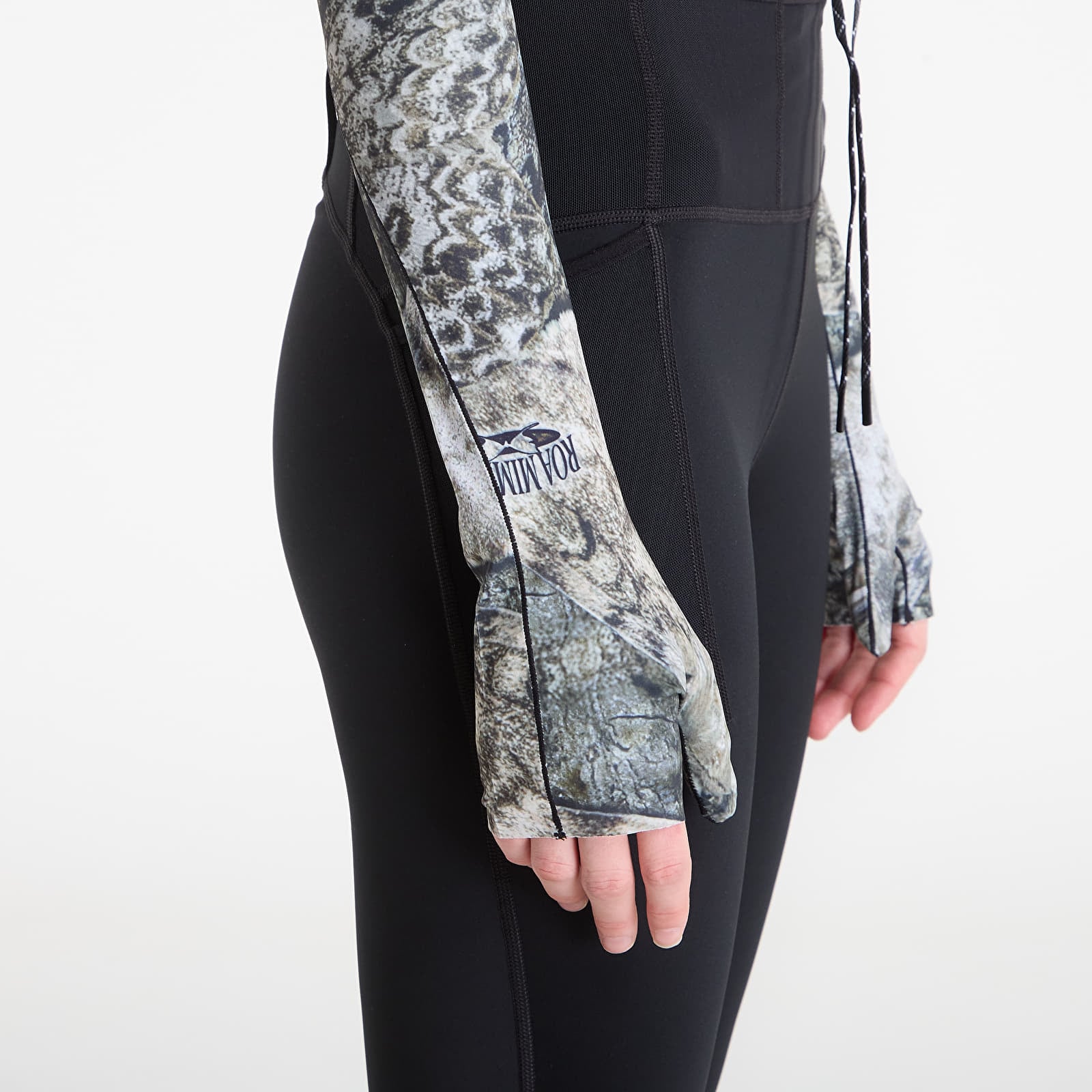 Vyriškos pirštinės ROA Tatli UPF Plus 50 Arm Sleeves Brown