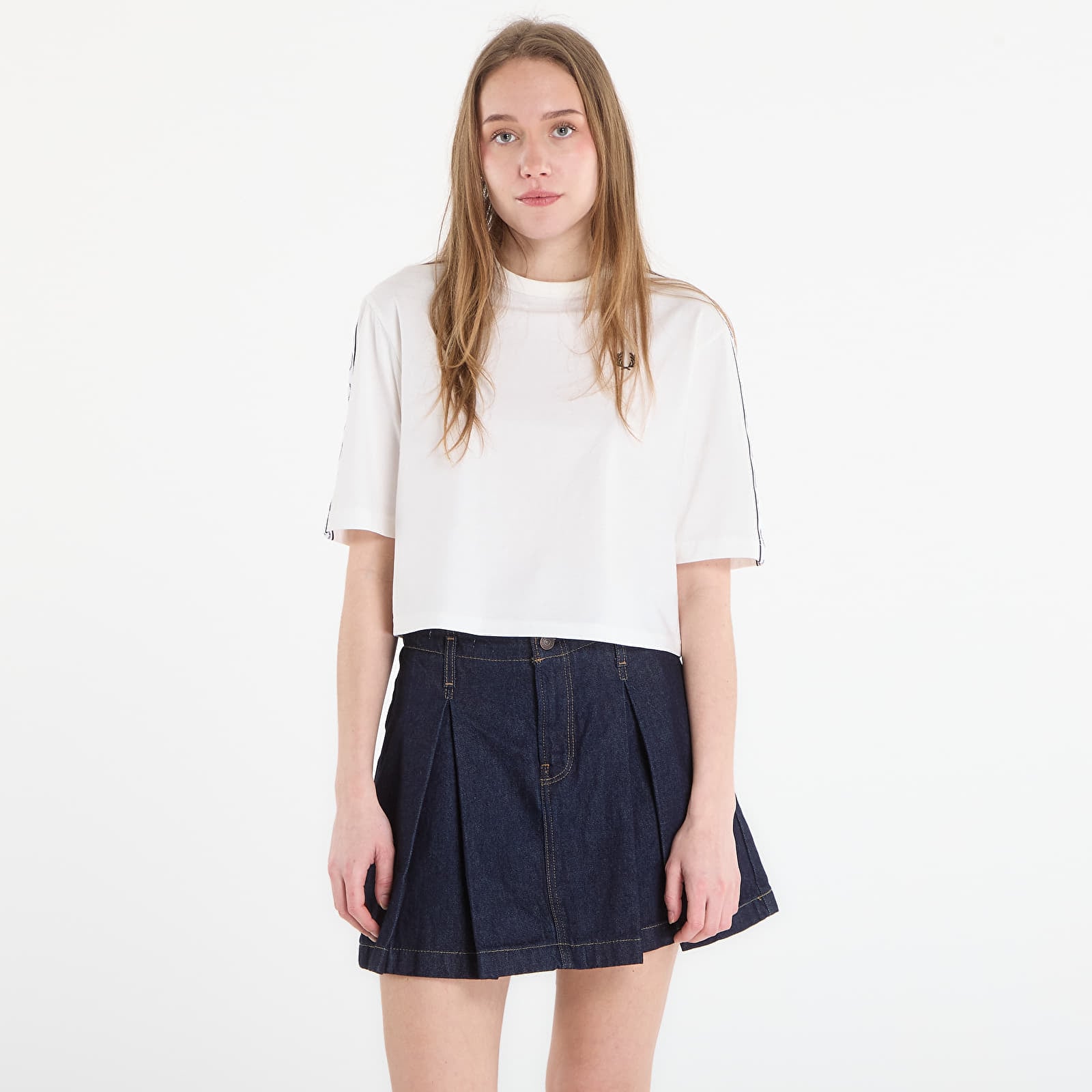 T-shirts FRED PERRY Taped T-Shirt Snow White