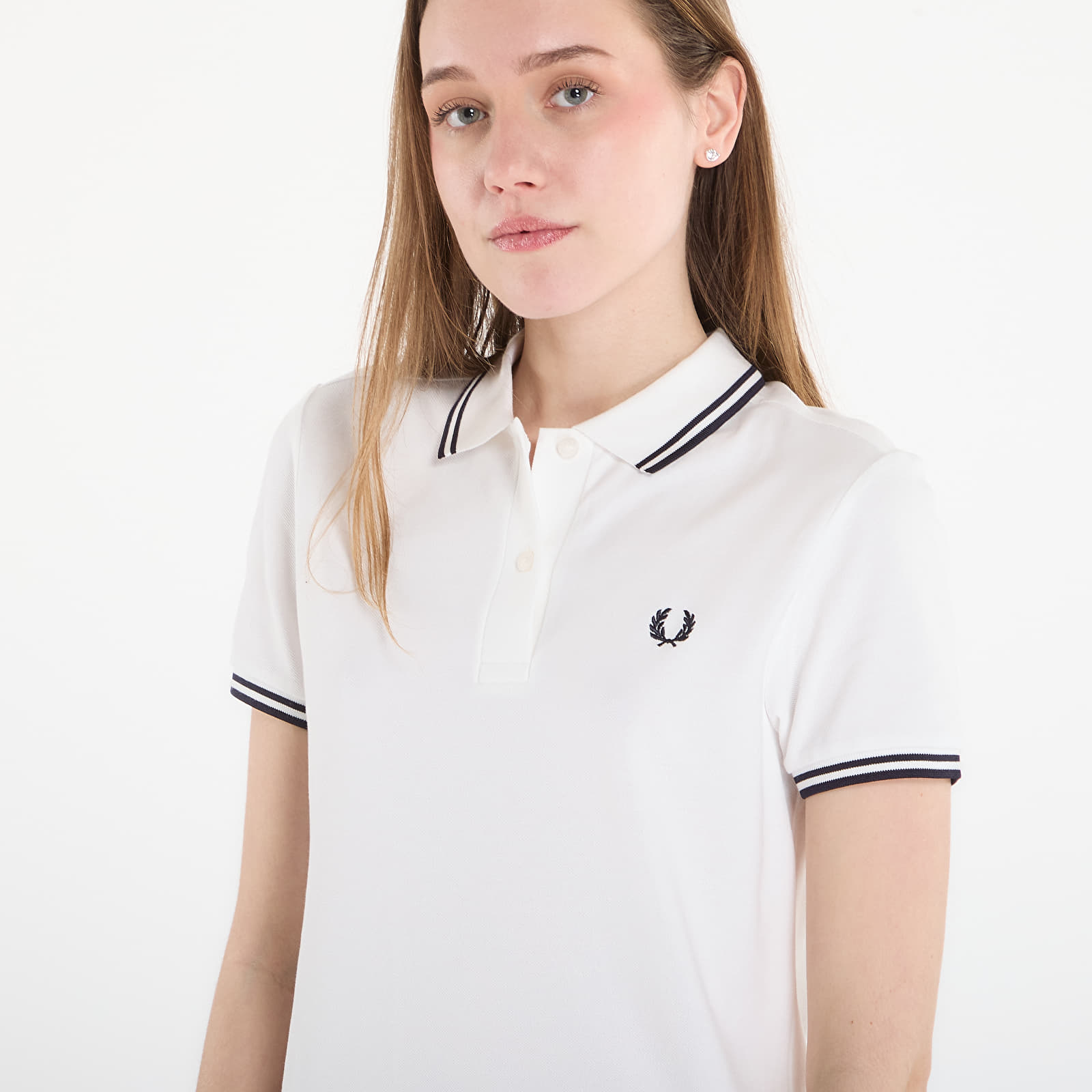 Abiti FRED PERRY Twin Tipped Fred Perry Dress Snow White/ Navy