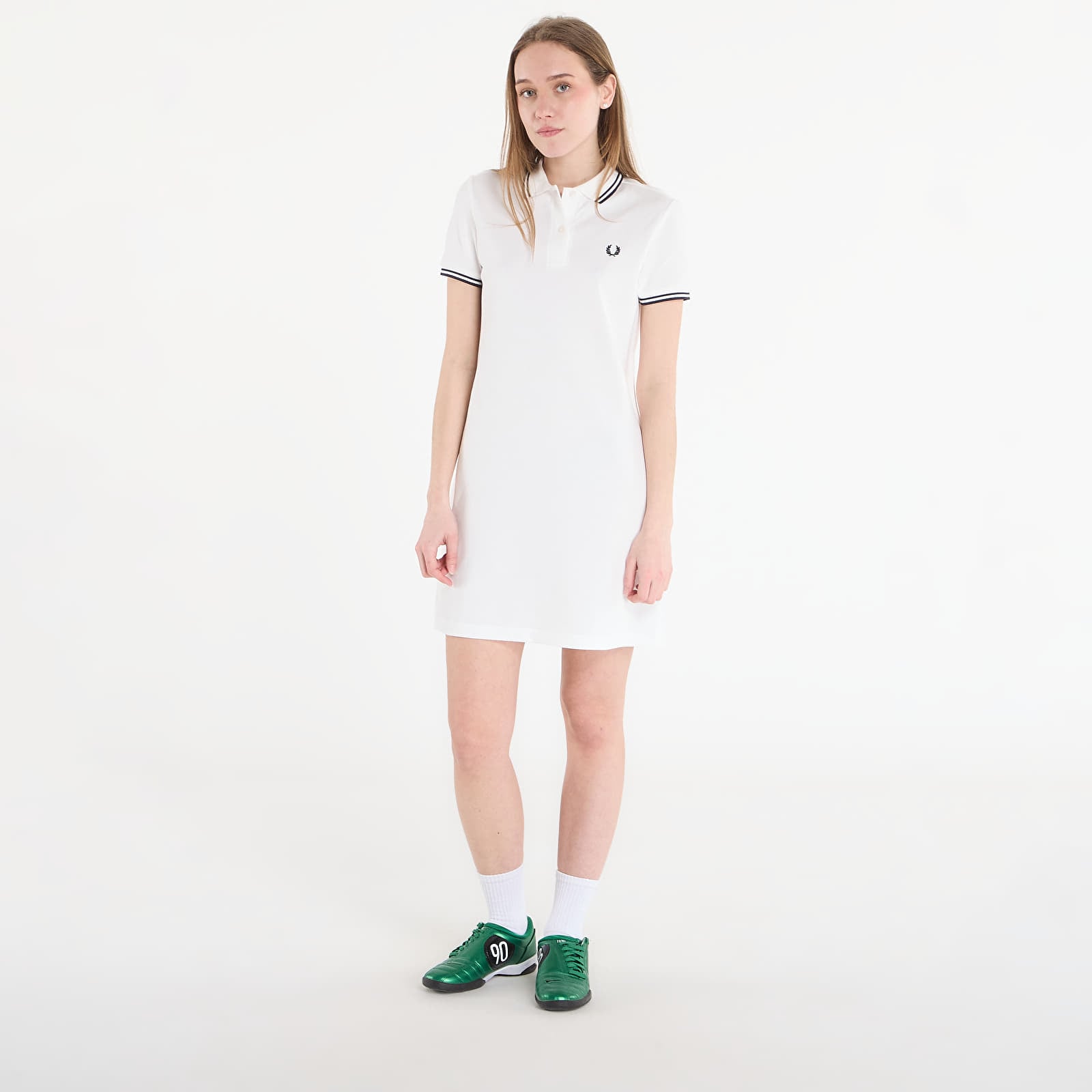 Abiti FRED PERRY Twin Tipped Fred Perry Dress Snow White/ Navy