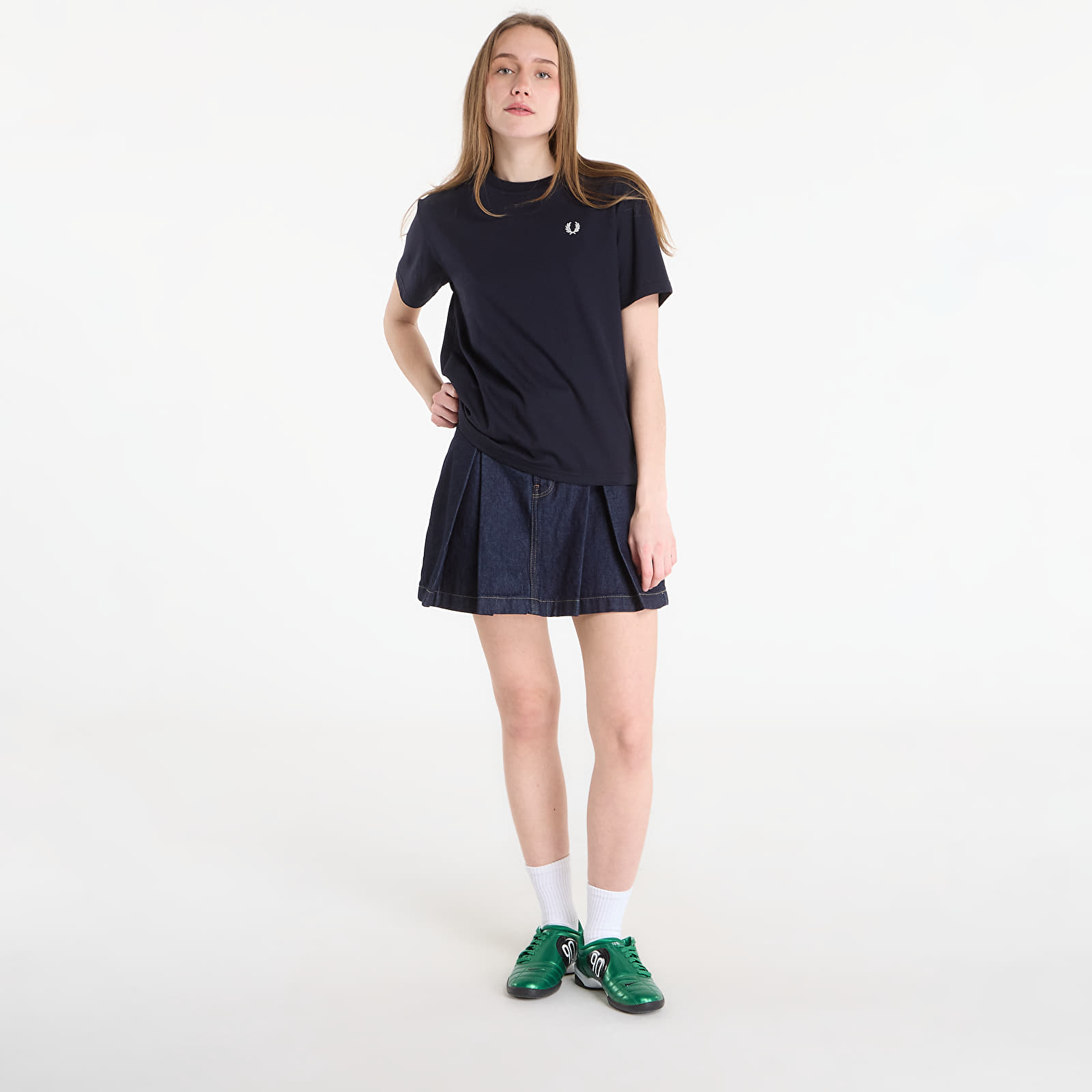 Camisetas FRED PERRY Crew Neck T-Shirt Navy