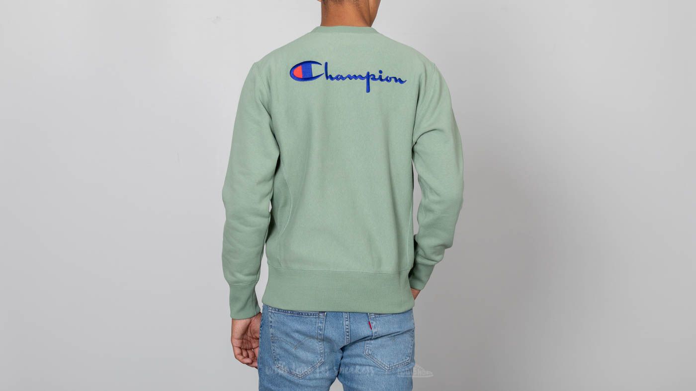Mint green outlet champion crewneck