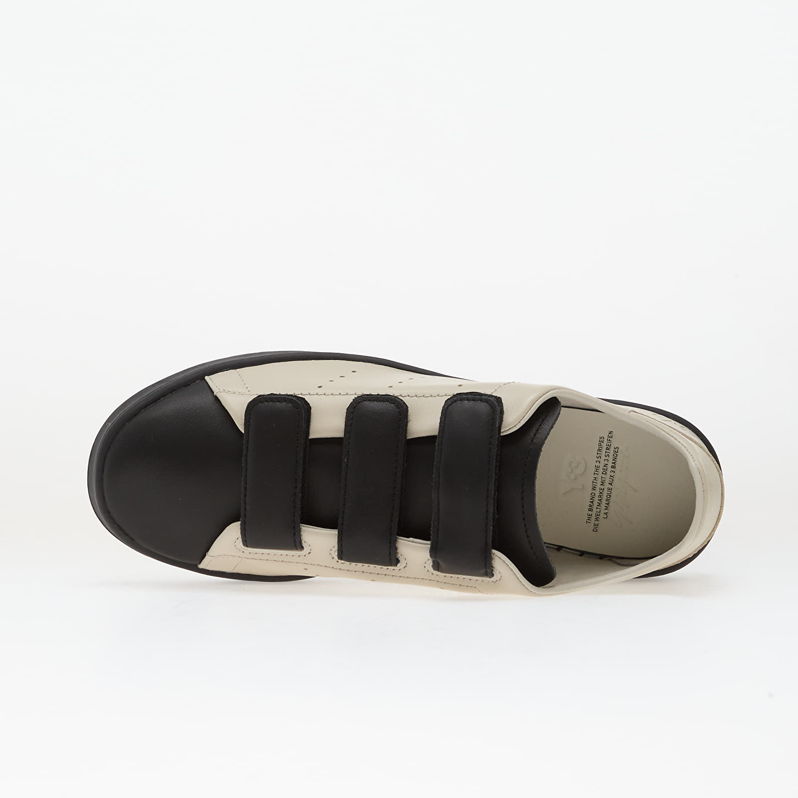 Men's shoes Y-3 Stan Smith Hook-And-Loop Alumina/ Alumina/ Black