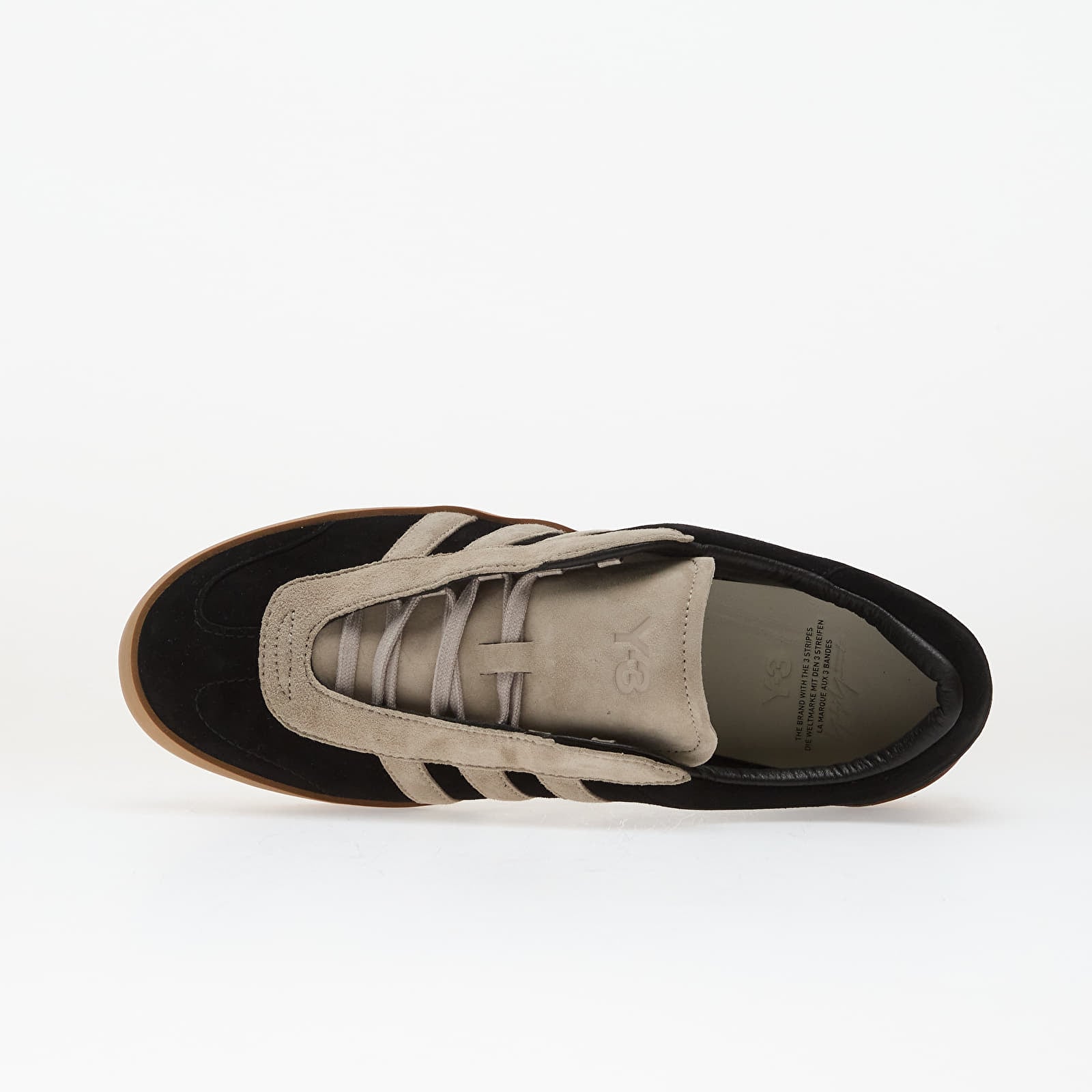 Pánske tenisky a topánky Y-3 Gazelle Black/ Black/ Light Brown
