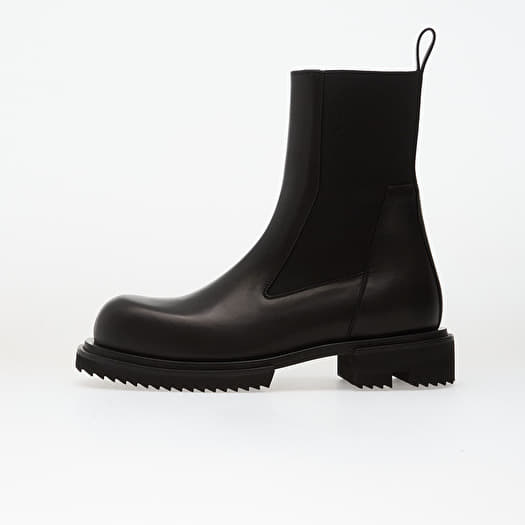 Rick Owens DRKSHDW Leather Boots - Beatle Gabe Black