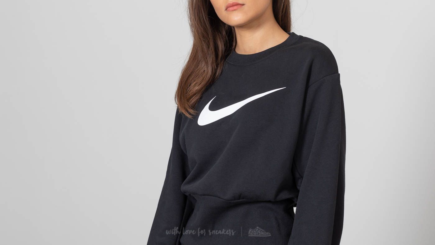 Sweatjacken und Sweatshirts Nike Sportswear Swoosh Crewneck Black