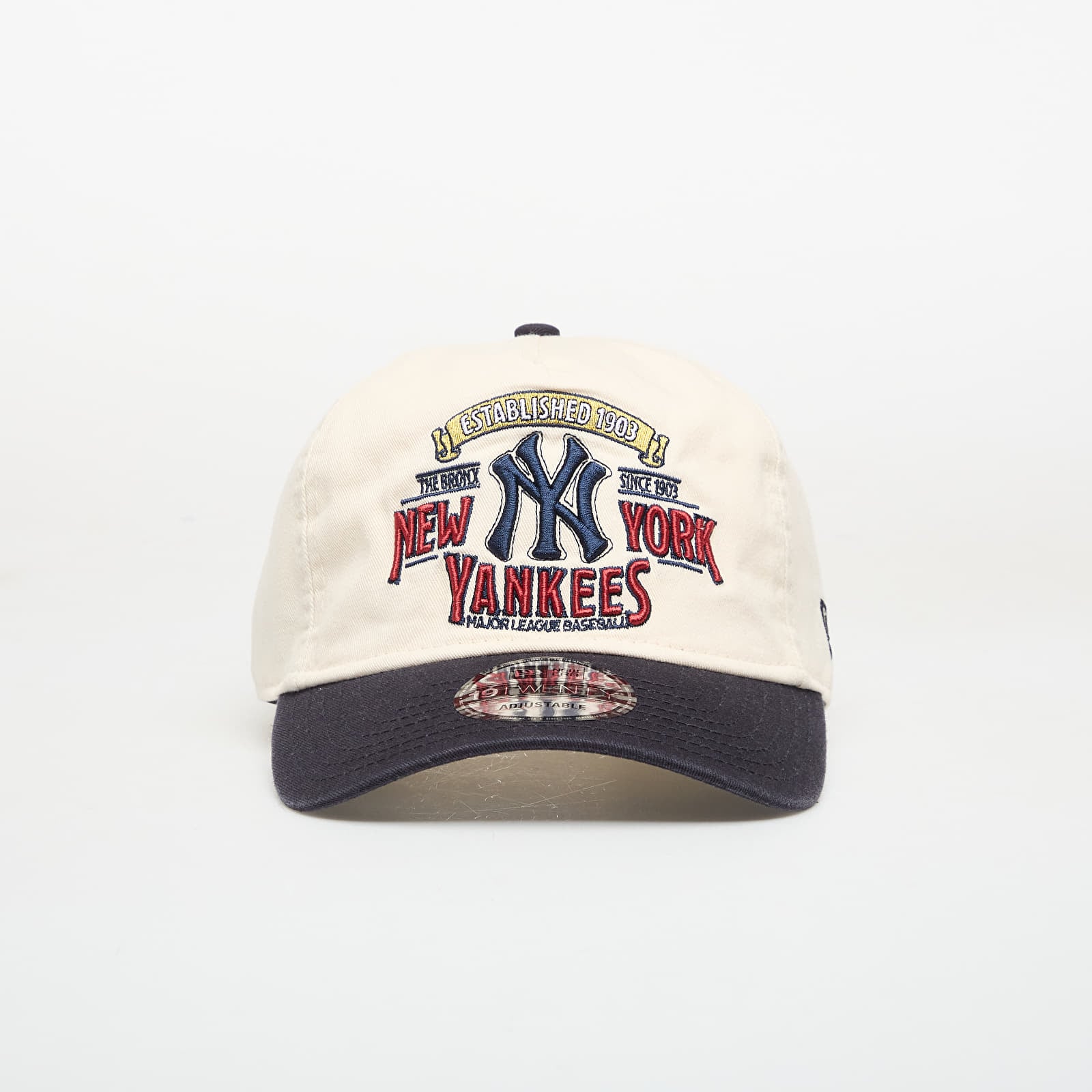 Caps New Era 9TWENTY New York Yankees MLB Washed Graphic Light Cream/ Navy