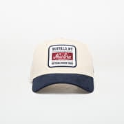 New Era 9FORTY Aframe Patch Suede Light Cream/ Navy