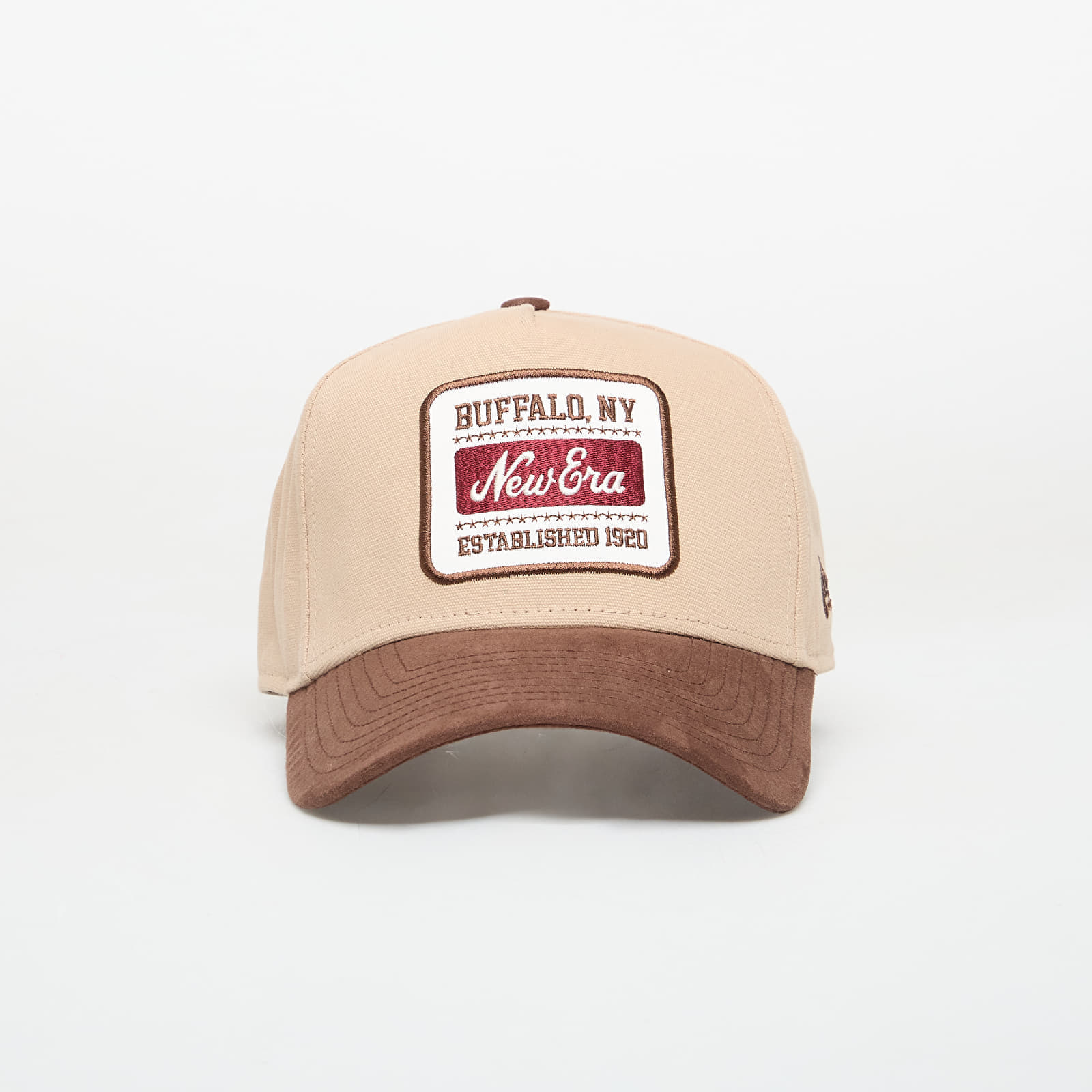 Шапка New Era 9FORTY Aframe Patch Suede Camel/ Nfl Brown Suede Universal