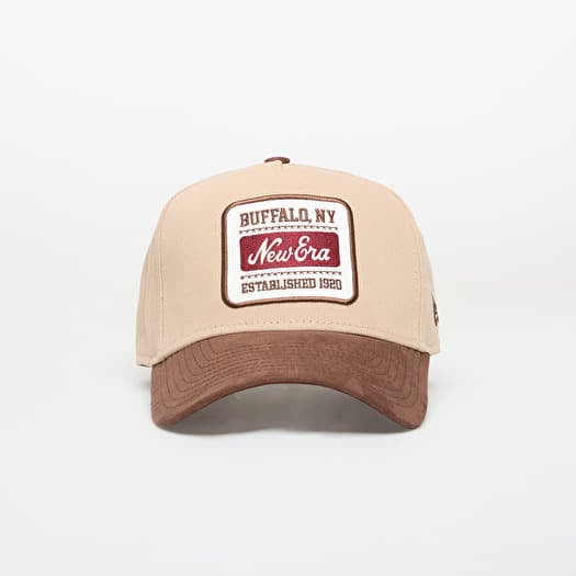 Hette New Era 9FORTY Aframe Patch Suede Camel/ Nfl Brown Suede