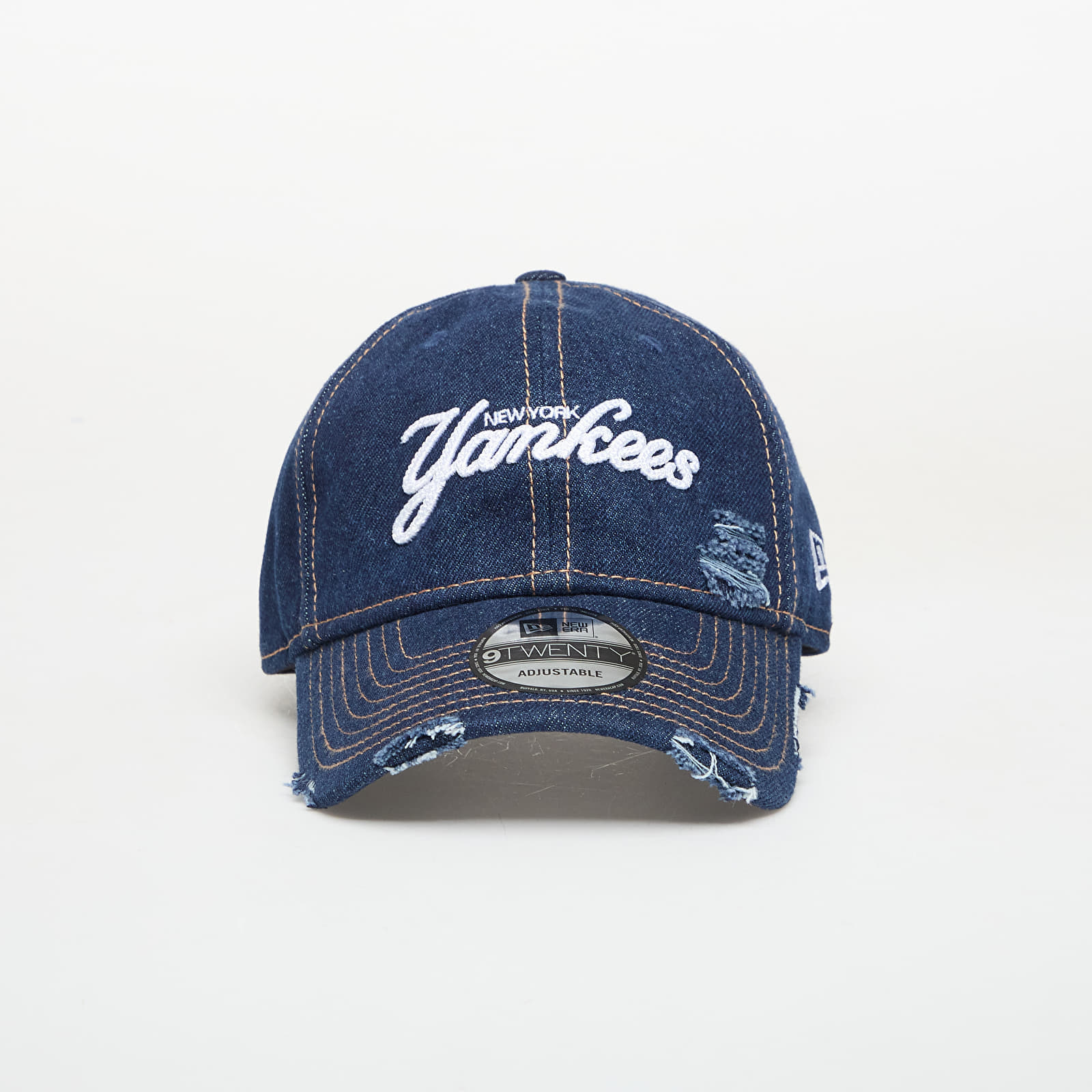 Capac New Era 9TWENTY MLB Denim Distress New York Yankees Navy Universal